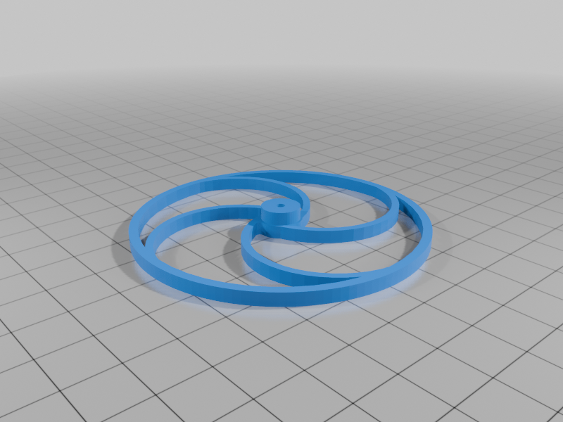 Rad in Leichtbau mit Spiralspeichen für Parkflyer