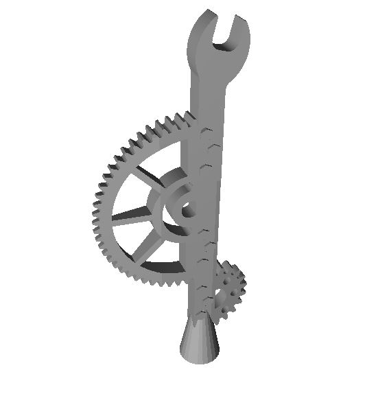 Steampunk Axe Head
