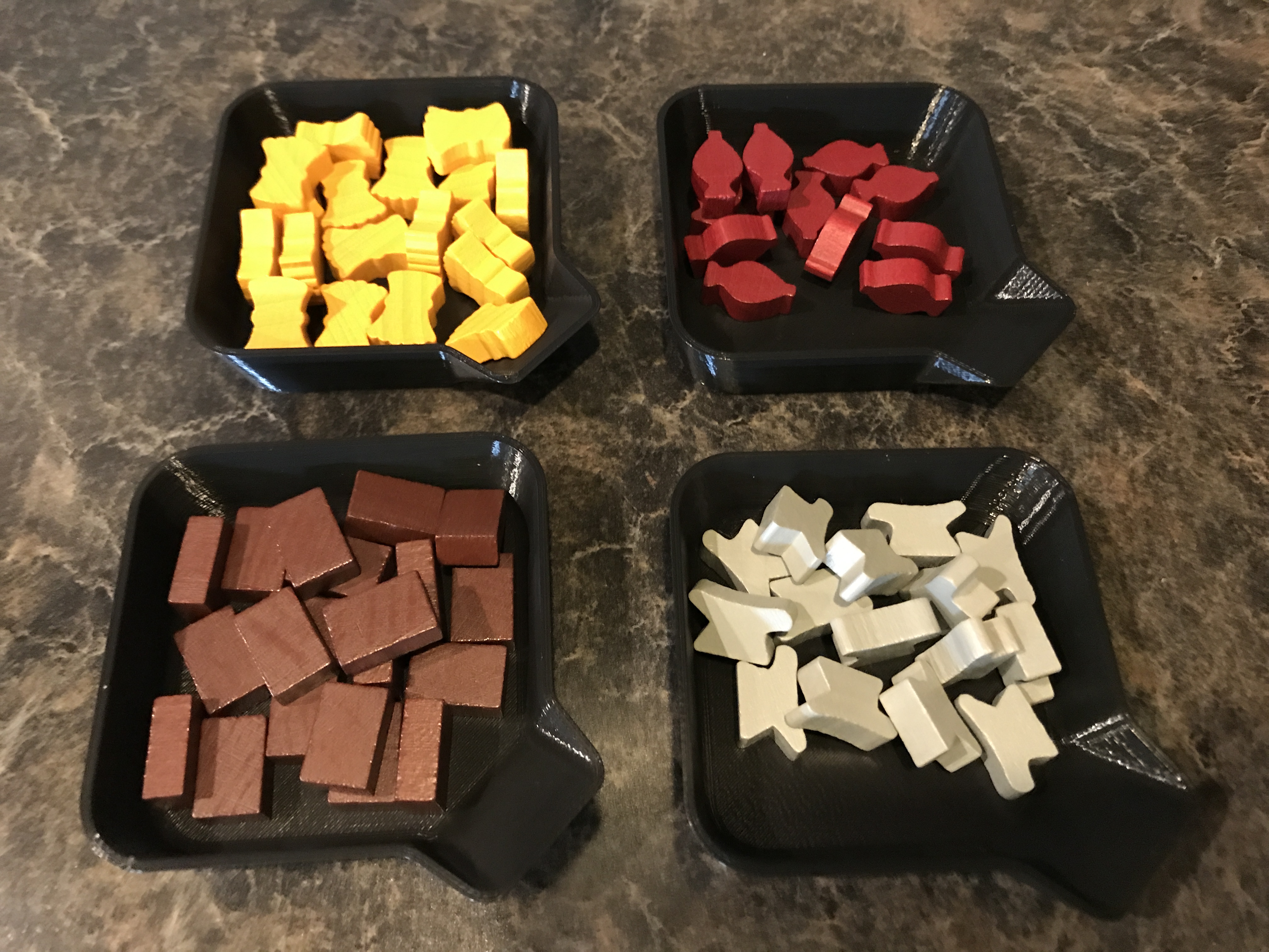 Stackable Game Bits Funnel Tray
