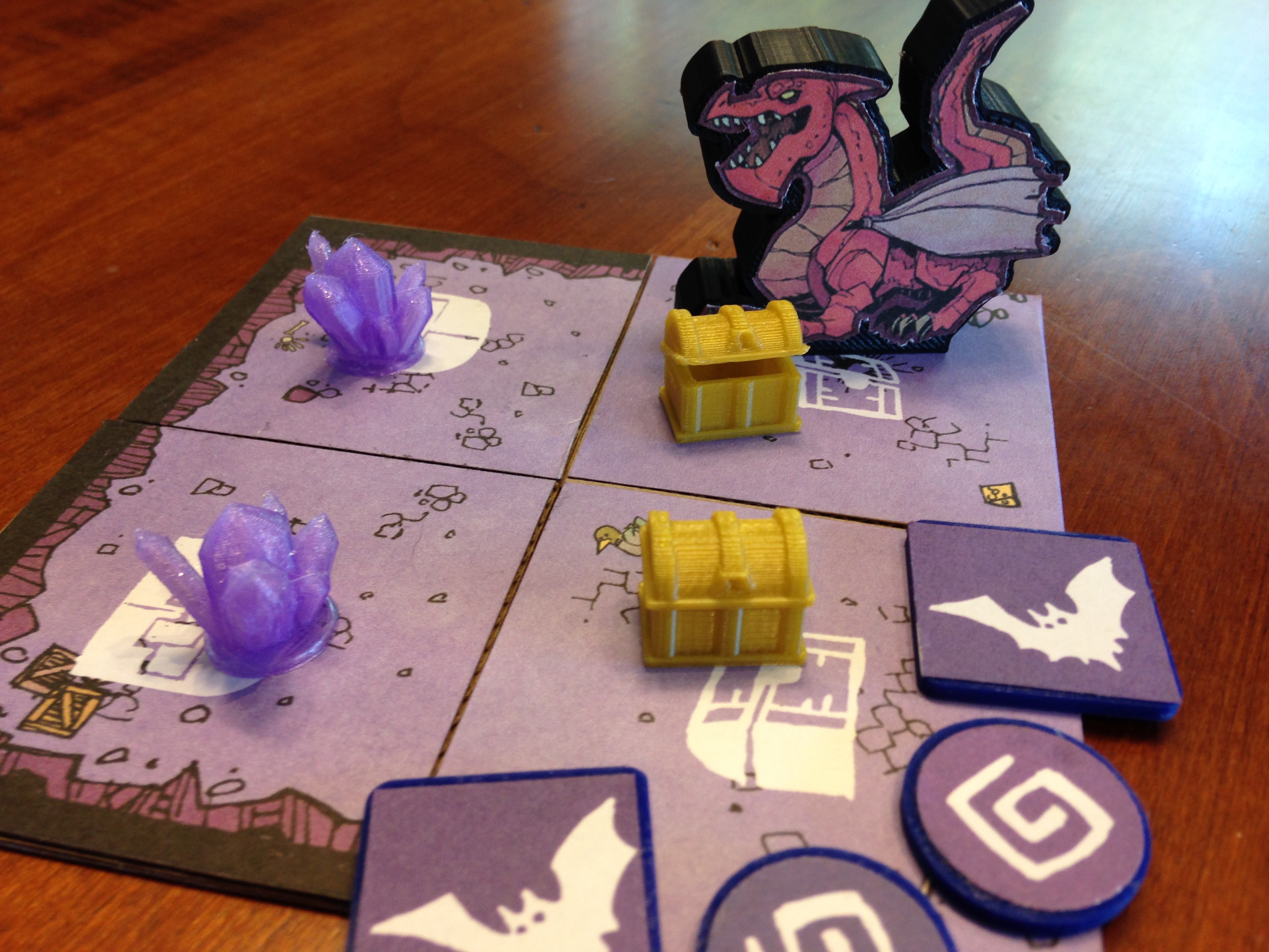 Vast Board Game Print & Play Components
