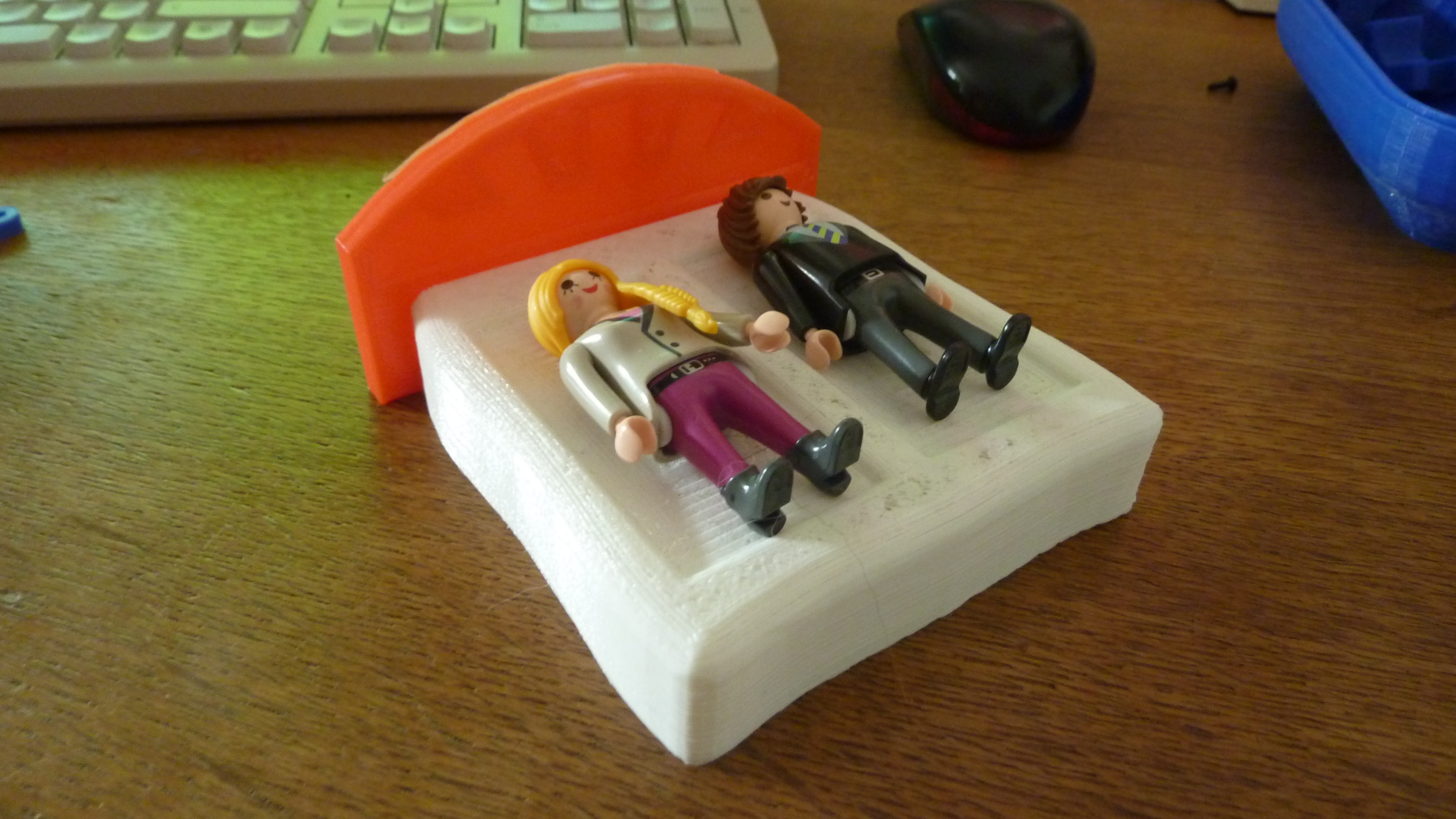 Playmobil Ehebett gerade; marriage bed
