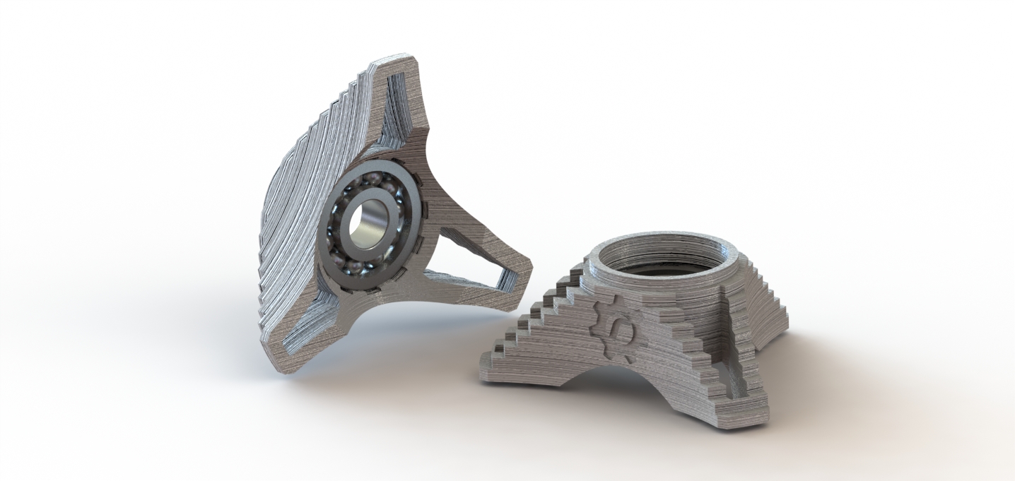 universal spool holder for 24 - 56mm holes