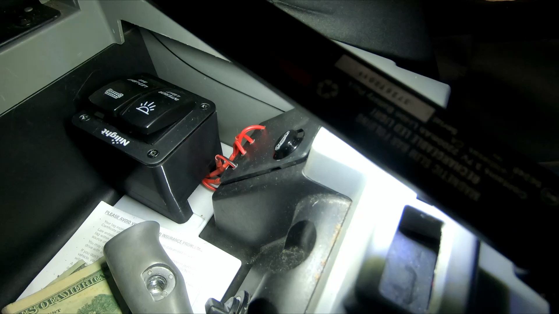 dual toggle switch holder