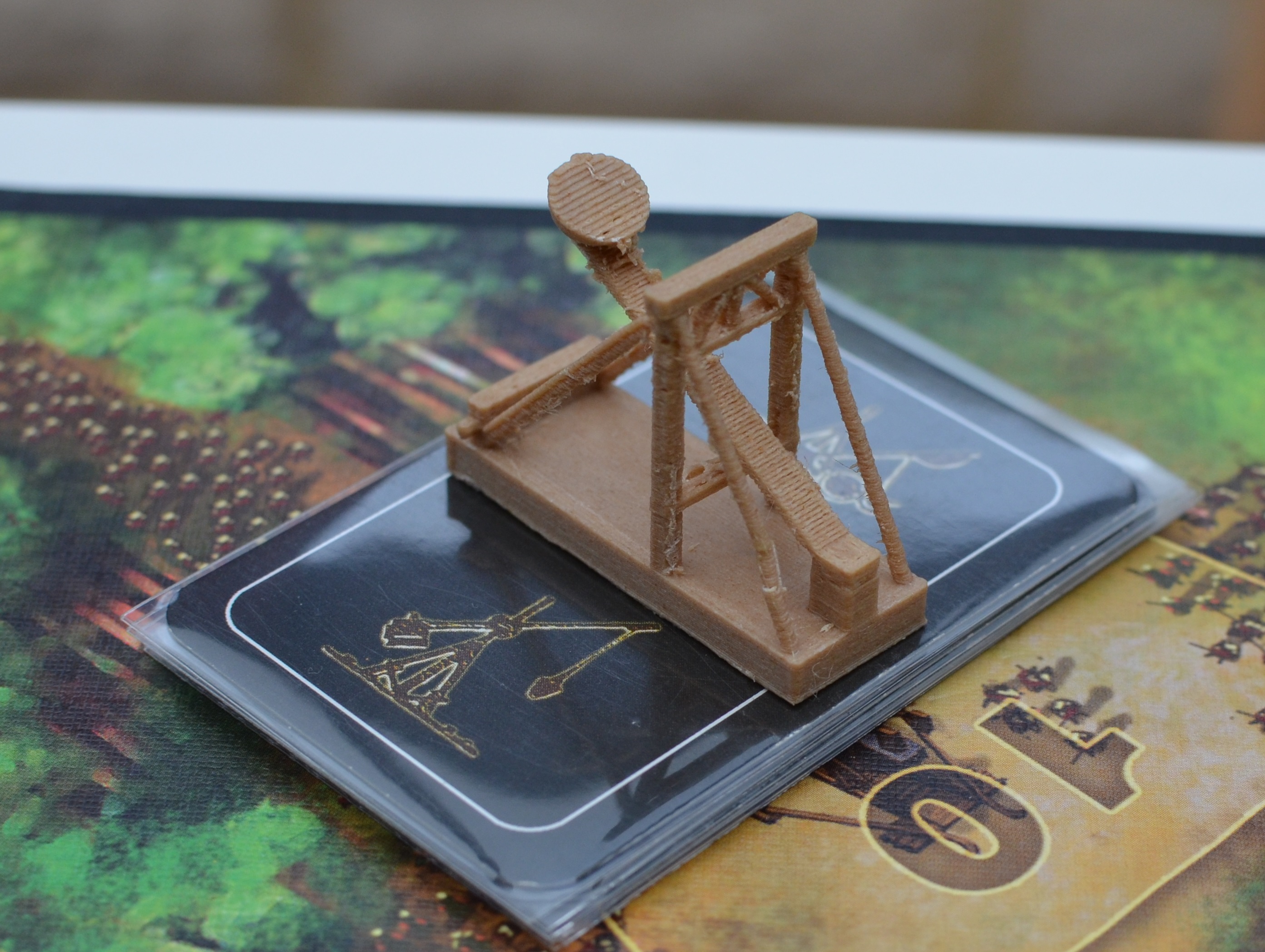 Stronghold - Trebuchet - Boardgame components