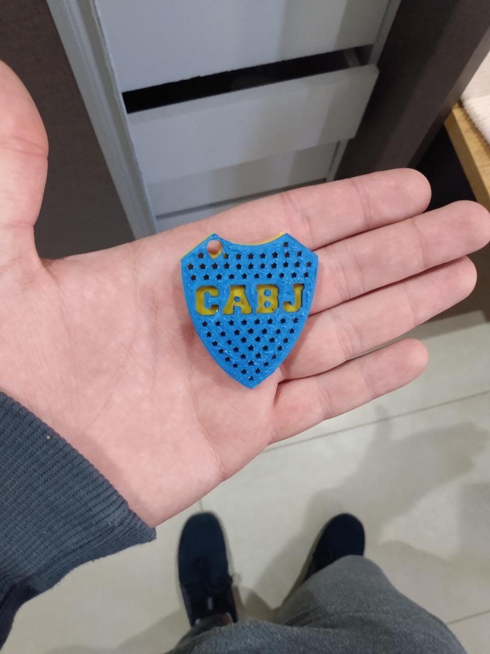 Llavero Boca Juniors keychain