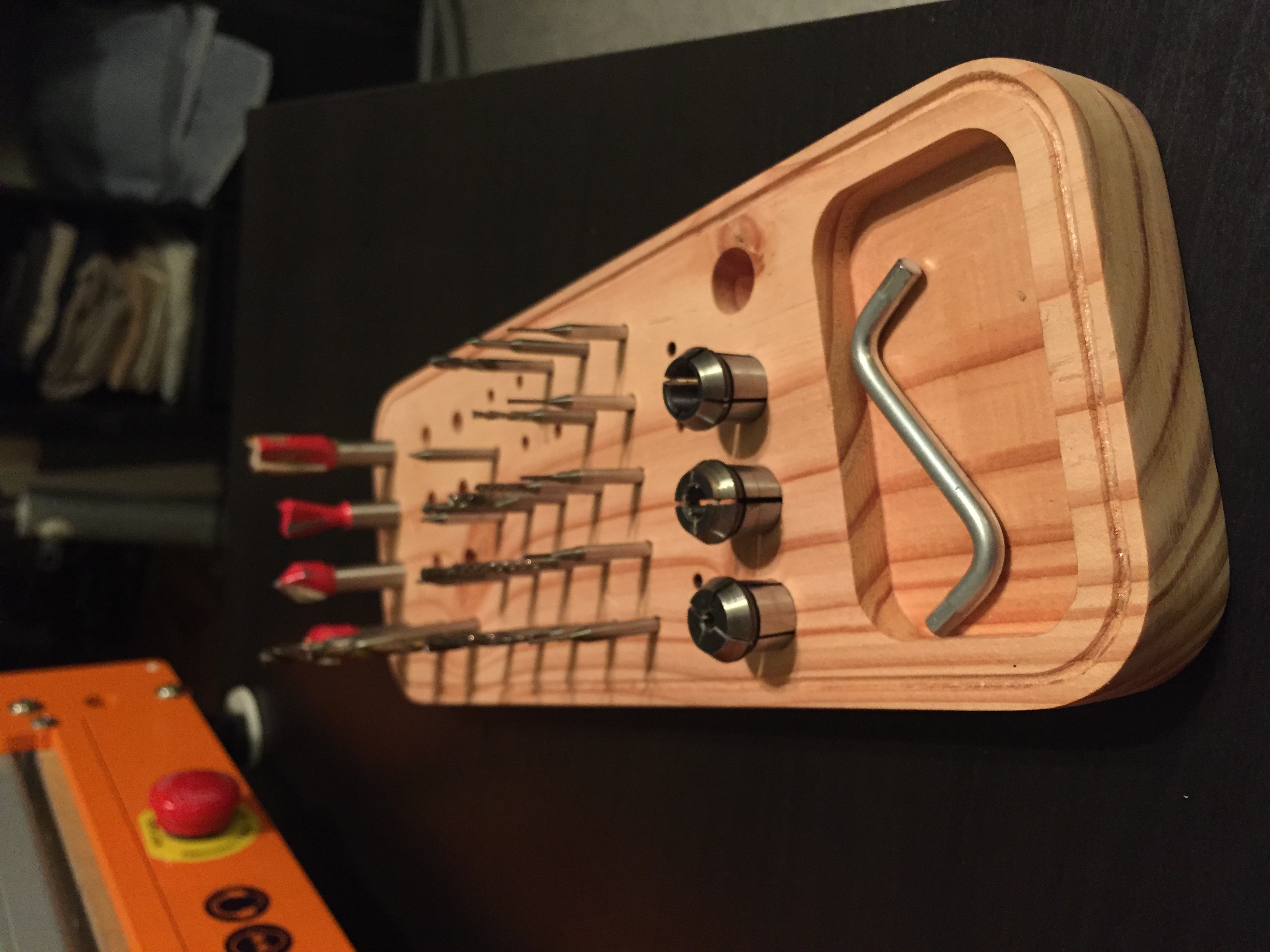 CNC Mill Drill Bit Organizer