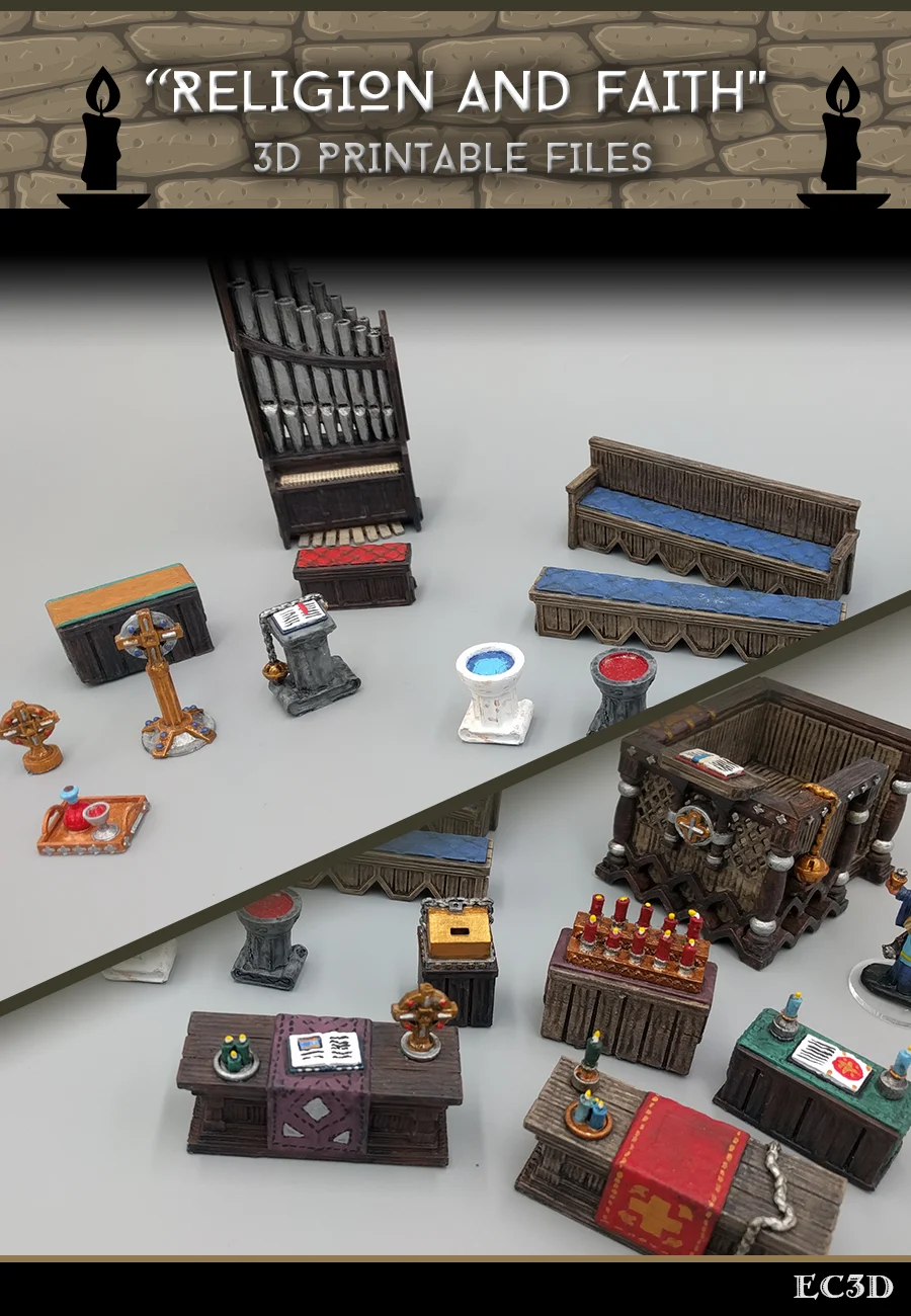 Religion and Faith - 28mm gaming - Sample items