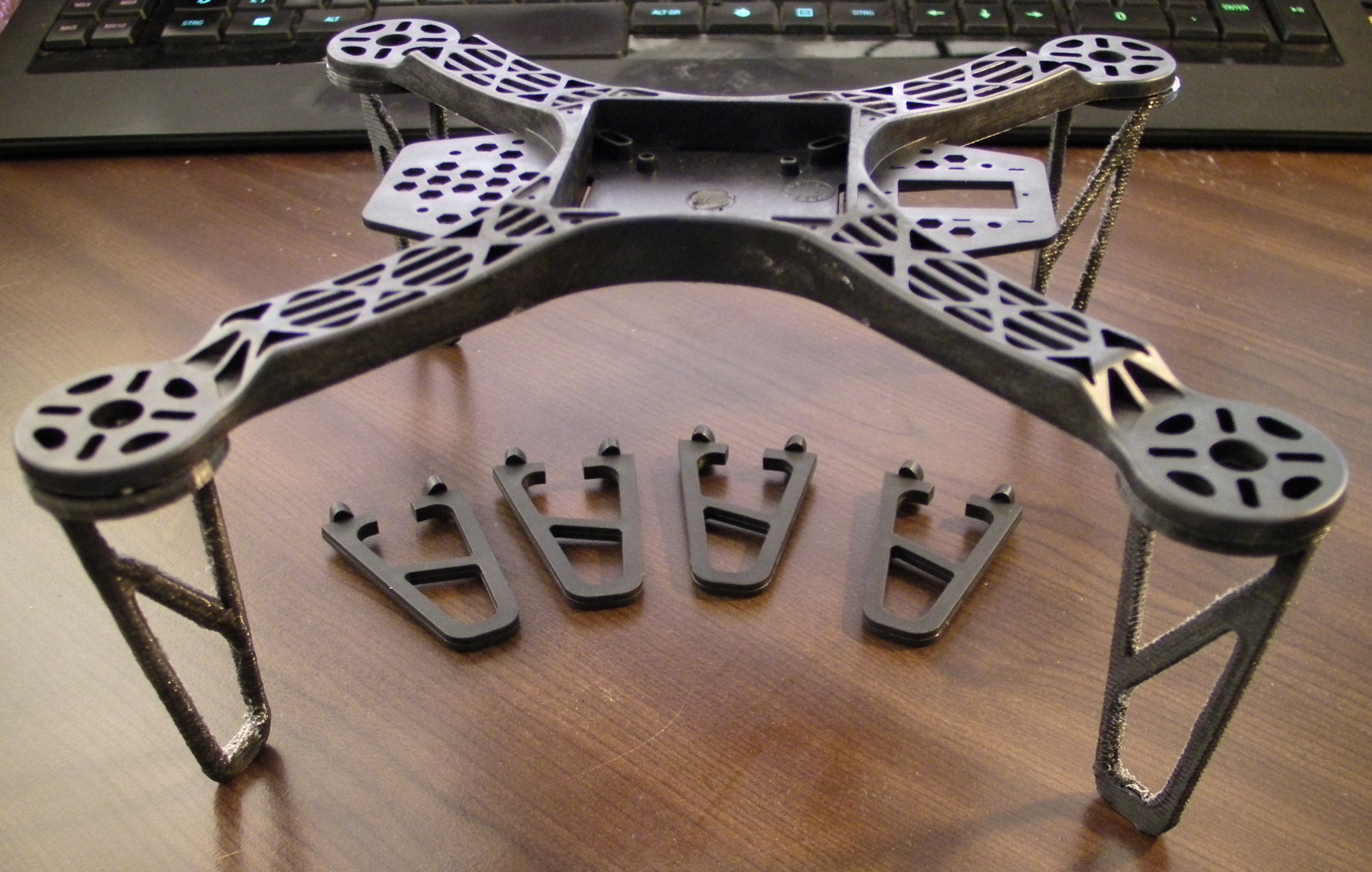 FPV250 Quadcopter Landing Gear Extended