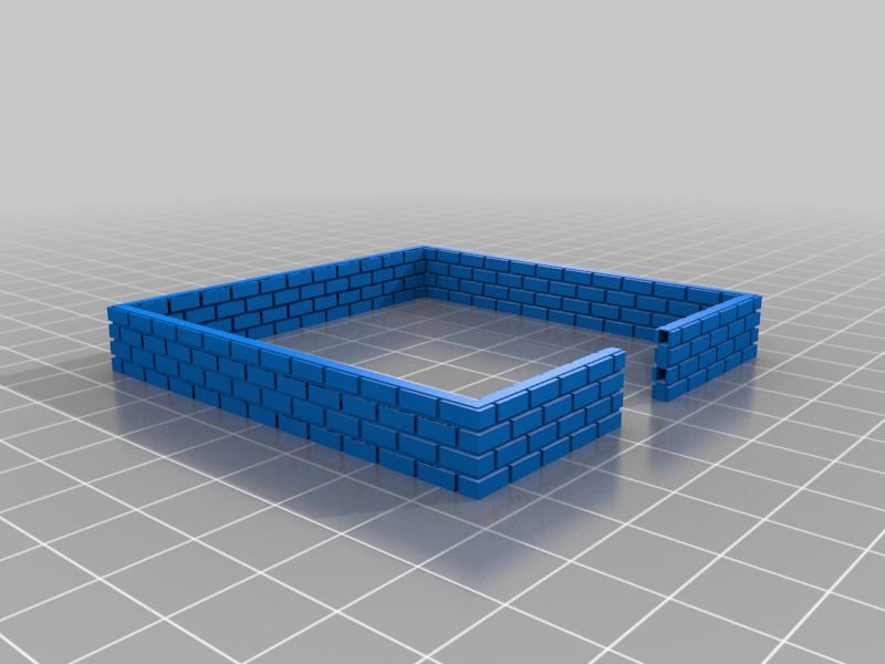 HO scale Stone Garden Wall