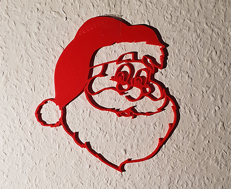 Santa Wall Decoration