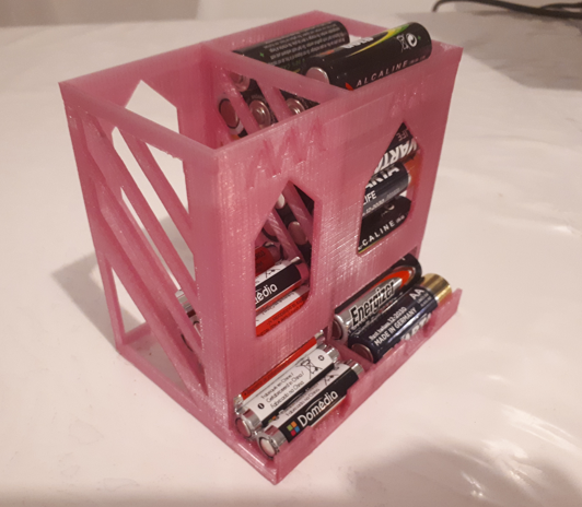Battery dispenser dual : AAA & AA REMIX