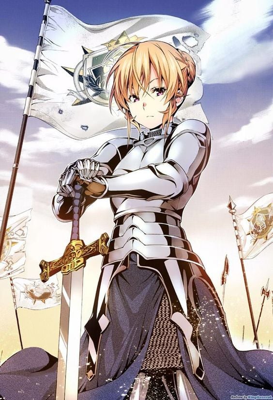 Lithophanie Food Wars (Erina Nakiri version soldat) (Erina Nakiri soldier version)