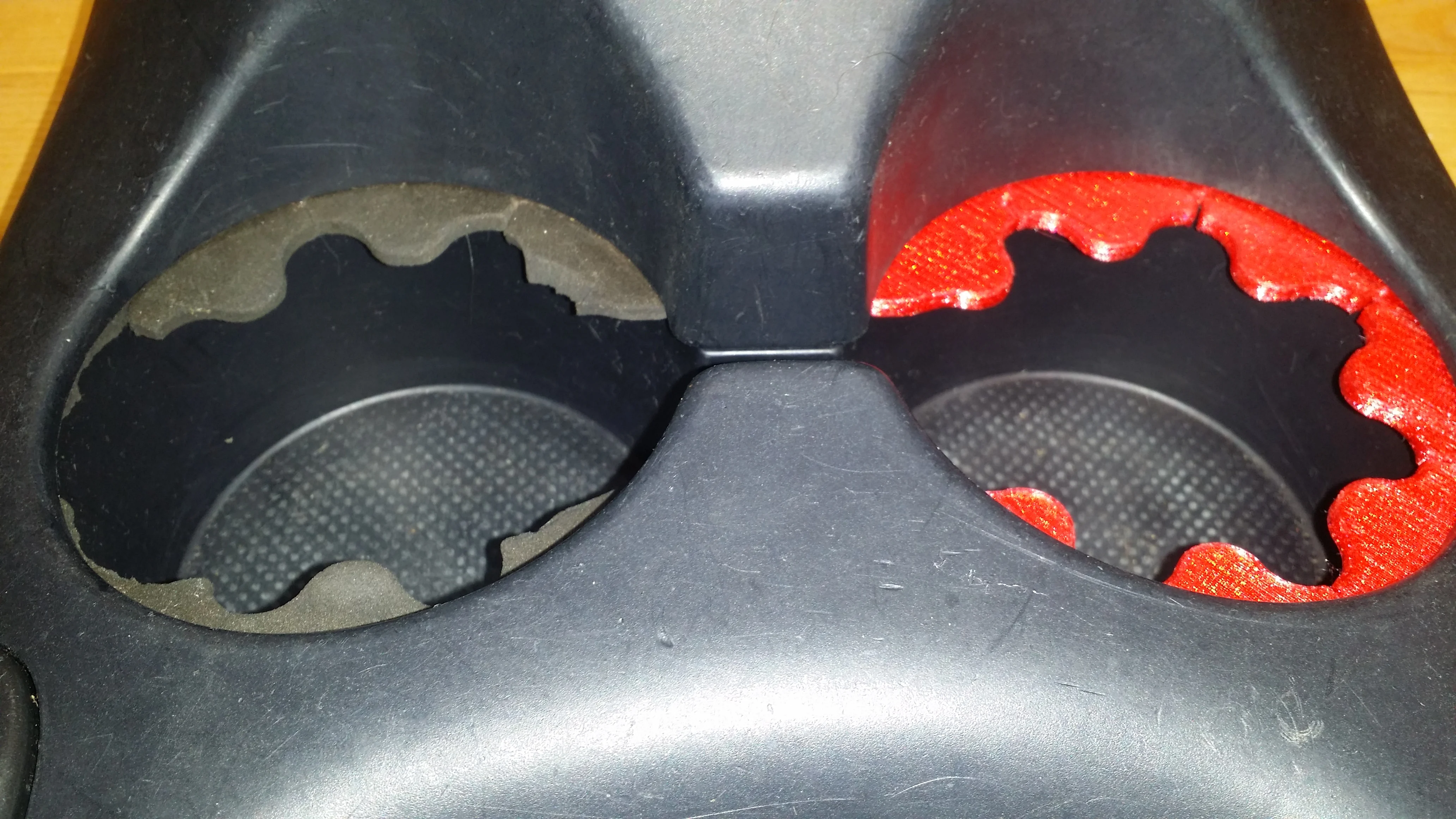 Toyota Tundra beverage holder inserts
