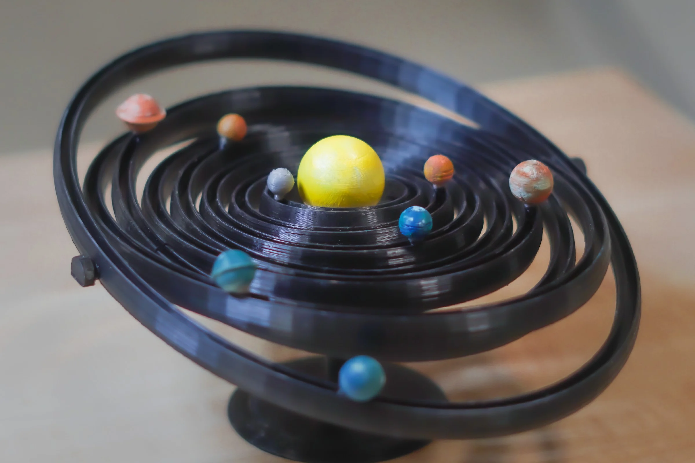 Print-in-Place Solar System