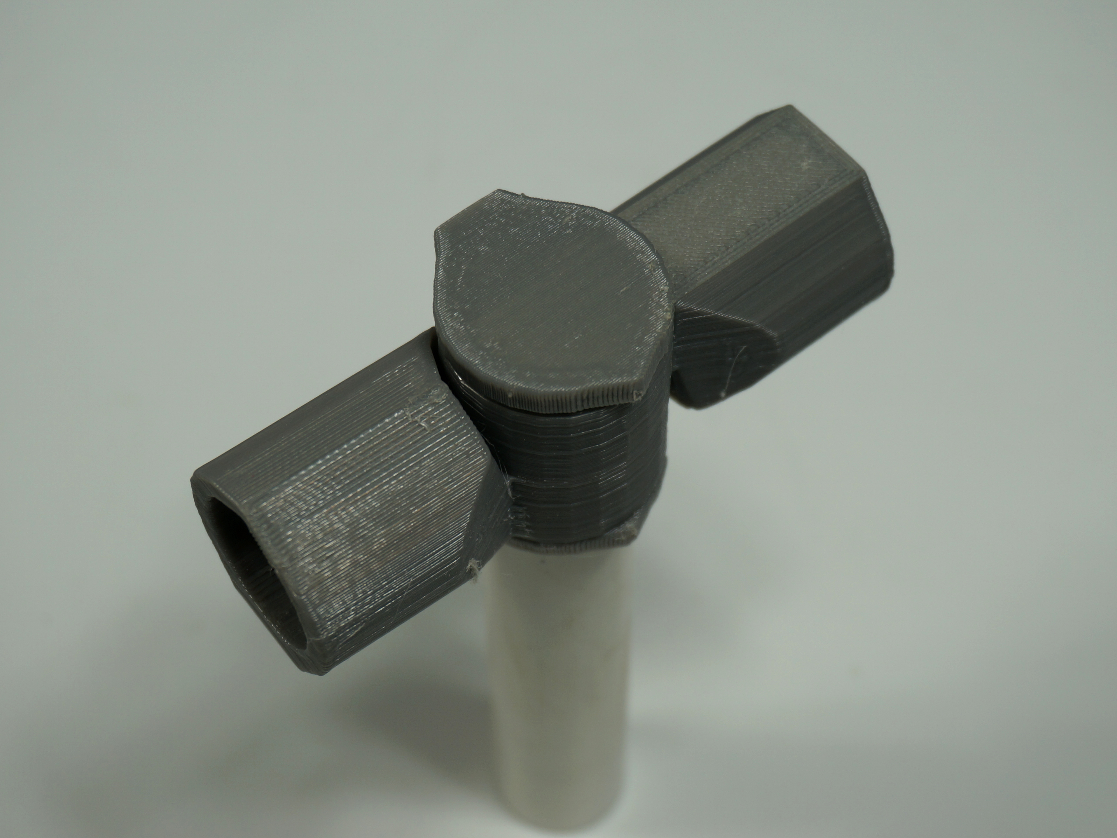 Adjustable Angle 3-Way Elbow, 1/2 Inch PVC Pipe Fitting Series #HalfInchPVCFittings UPDATE 2015-07-03
