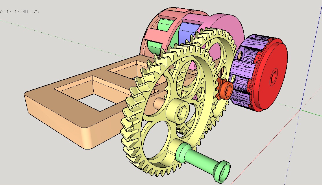Hand crancked ,Double waveLength , Flywheel enhanced(!) , printable  Siren
