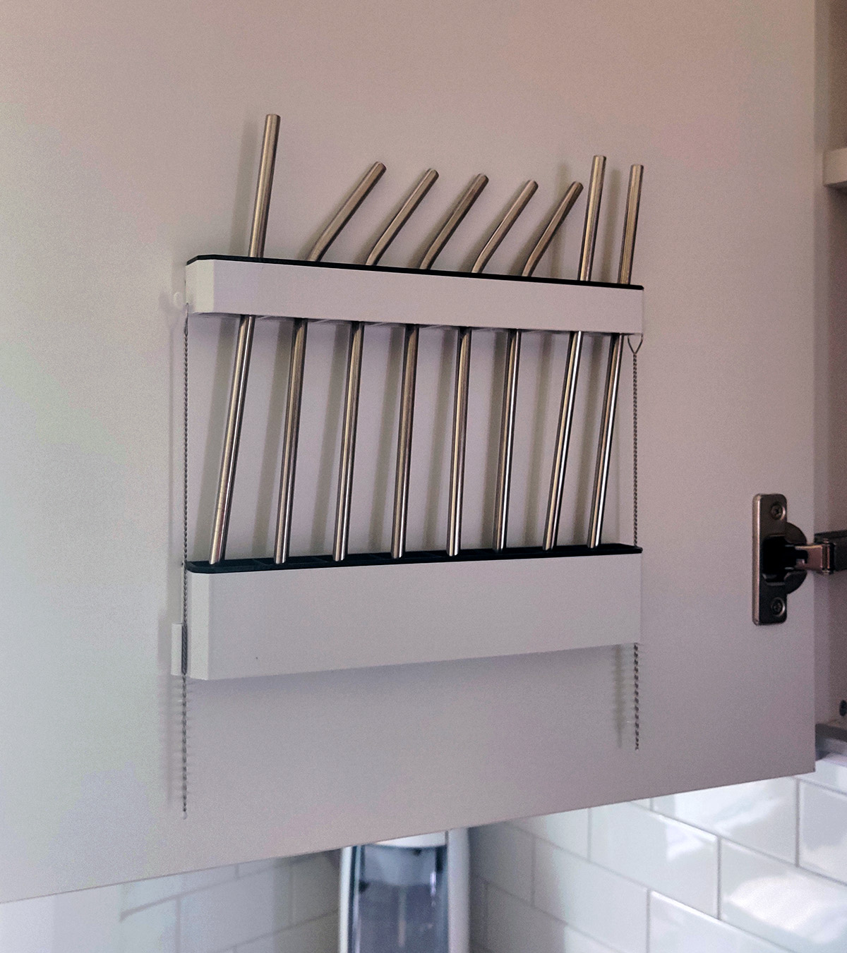 Straw holder, washable version