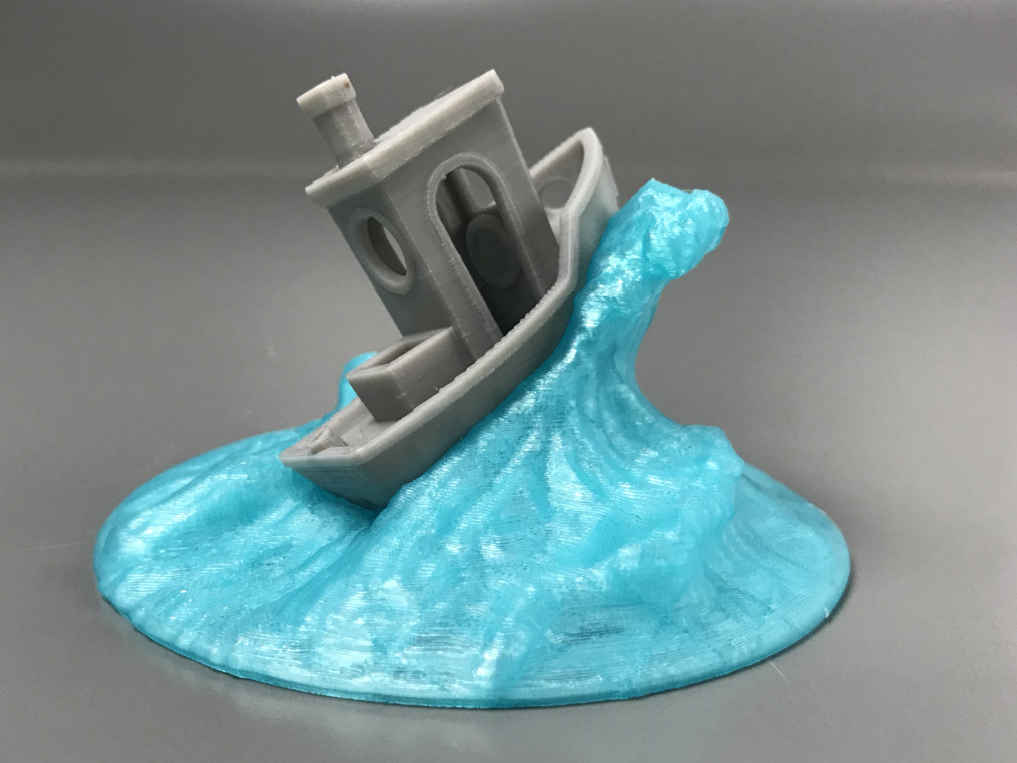 Benchy at Sea | Wave Display