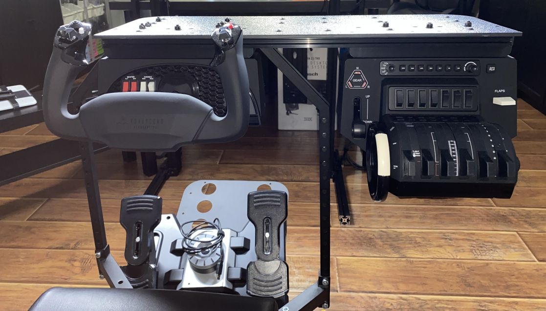 DOF Reality Motion Simulator Platfroms mounts for the Honeycomb Alpha and Bravo. you cna 3D print them and CNC