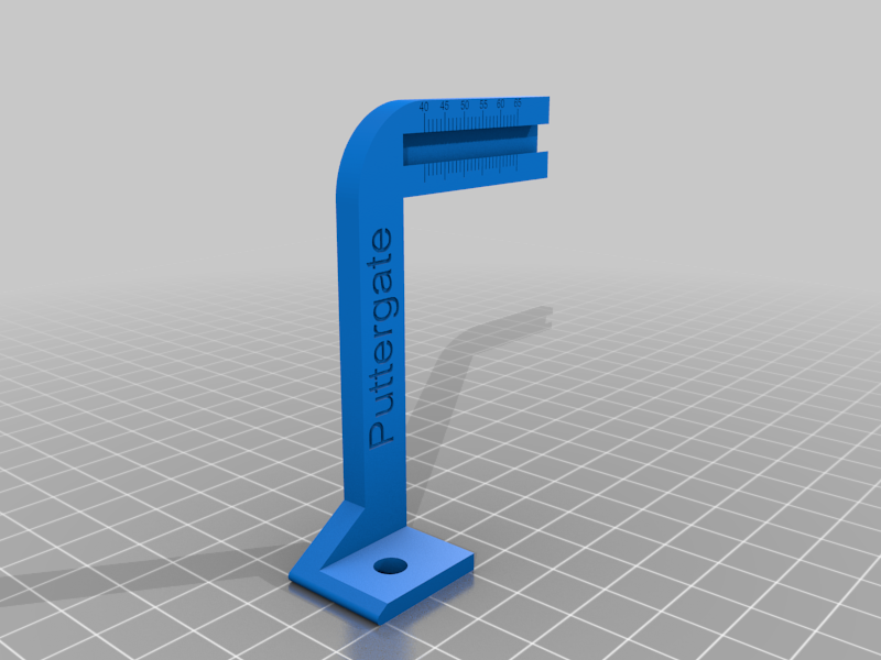 Golf putter practice gate