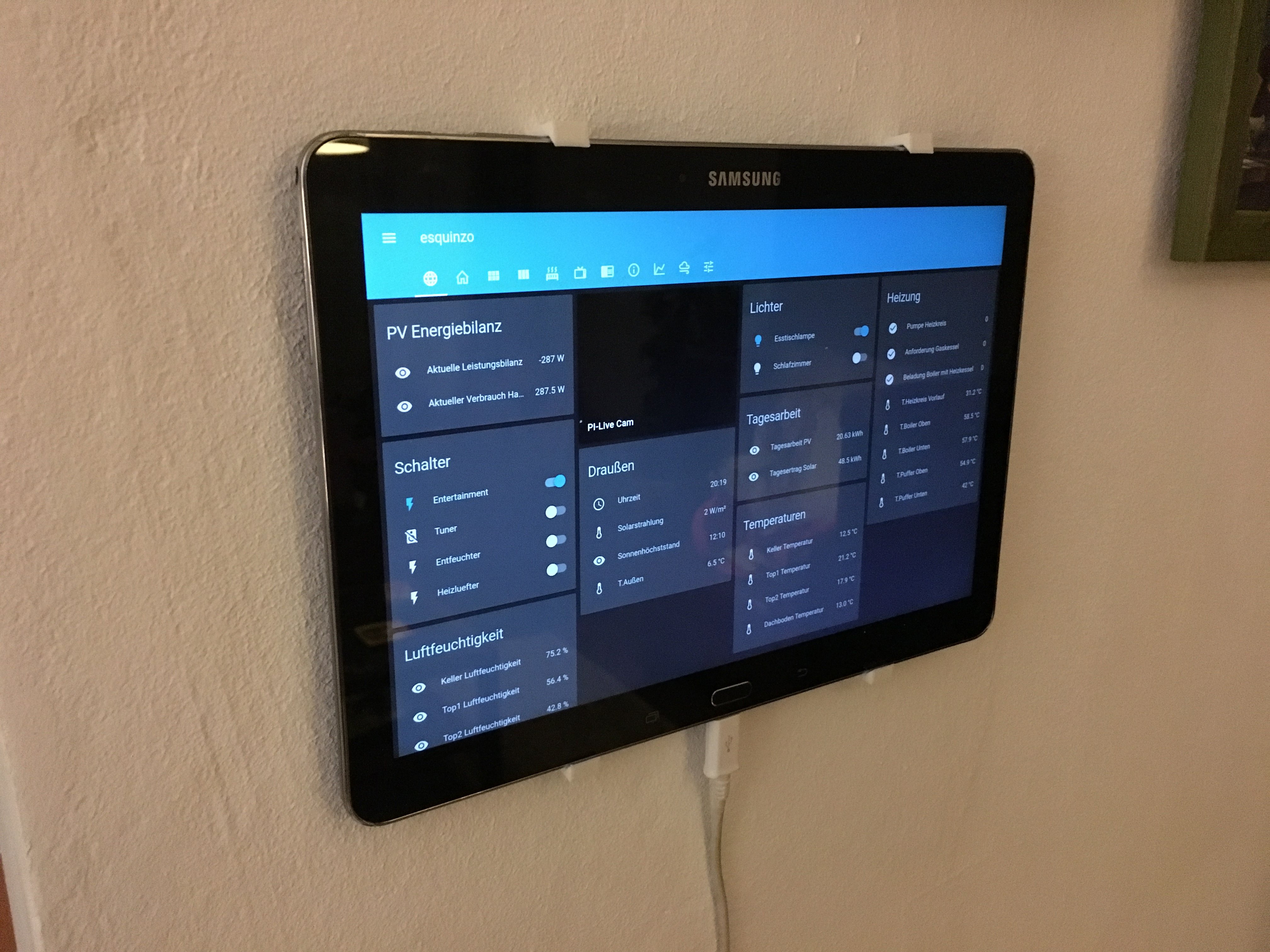 Galaxy Tab Pro 10.1 Holding Frame for Wall Mount