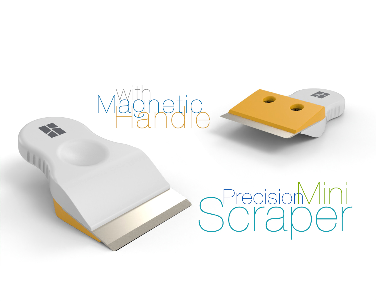 Precision Scraper Mini with Magnetic Handle