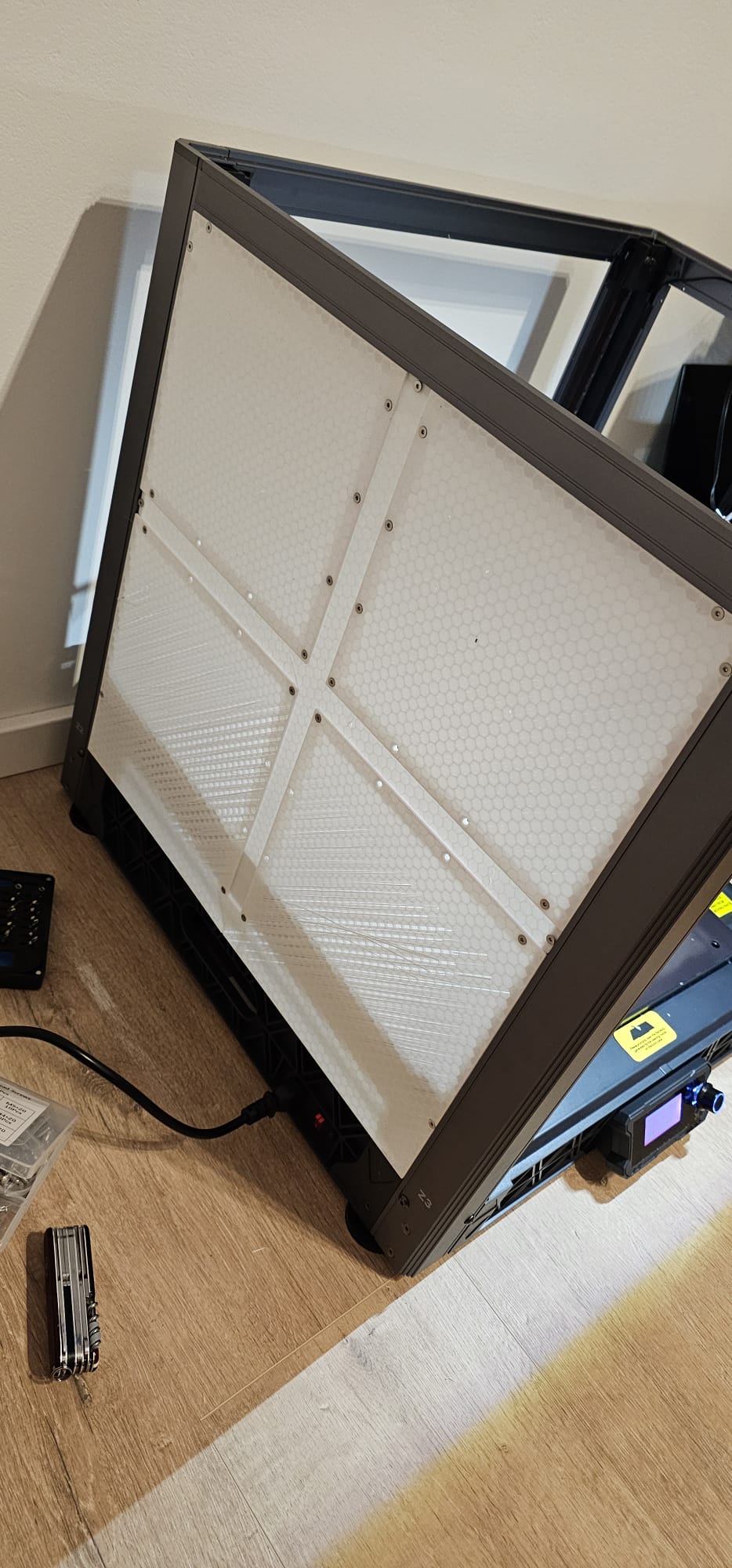SV08 printed enclosure panels