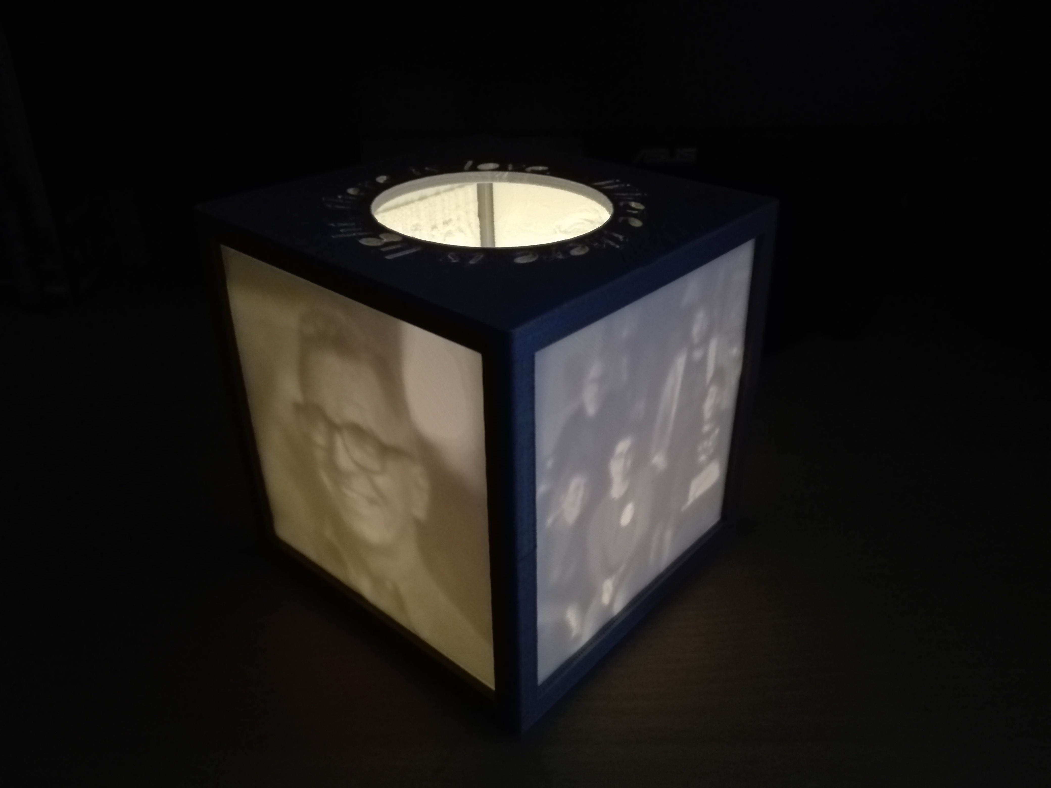 Simple Lithography Box with or witout Text