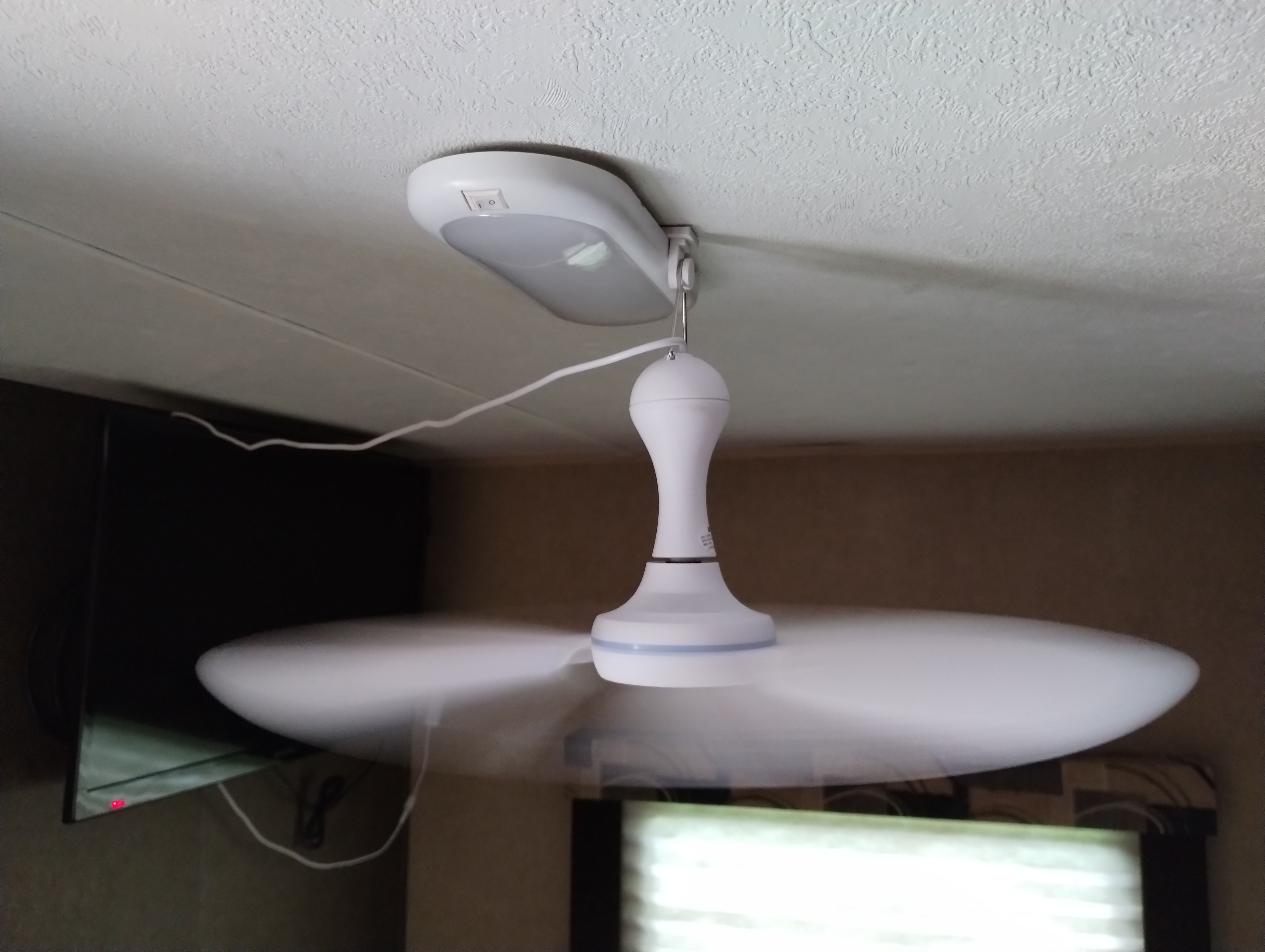 RV Camper Ceiling Fan Light Adapter