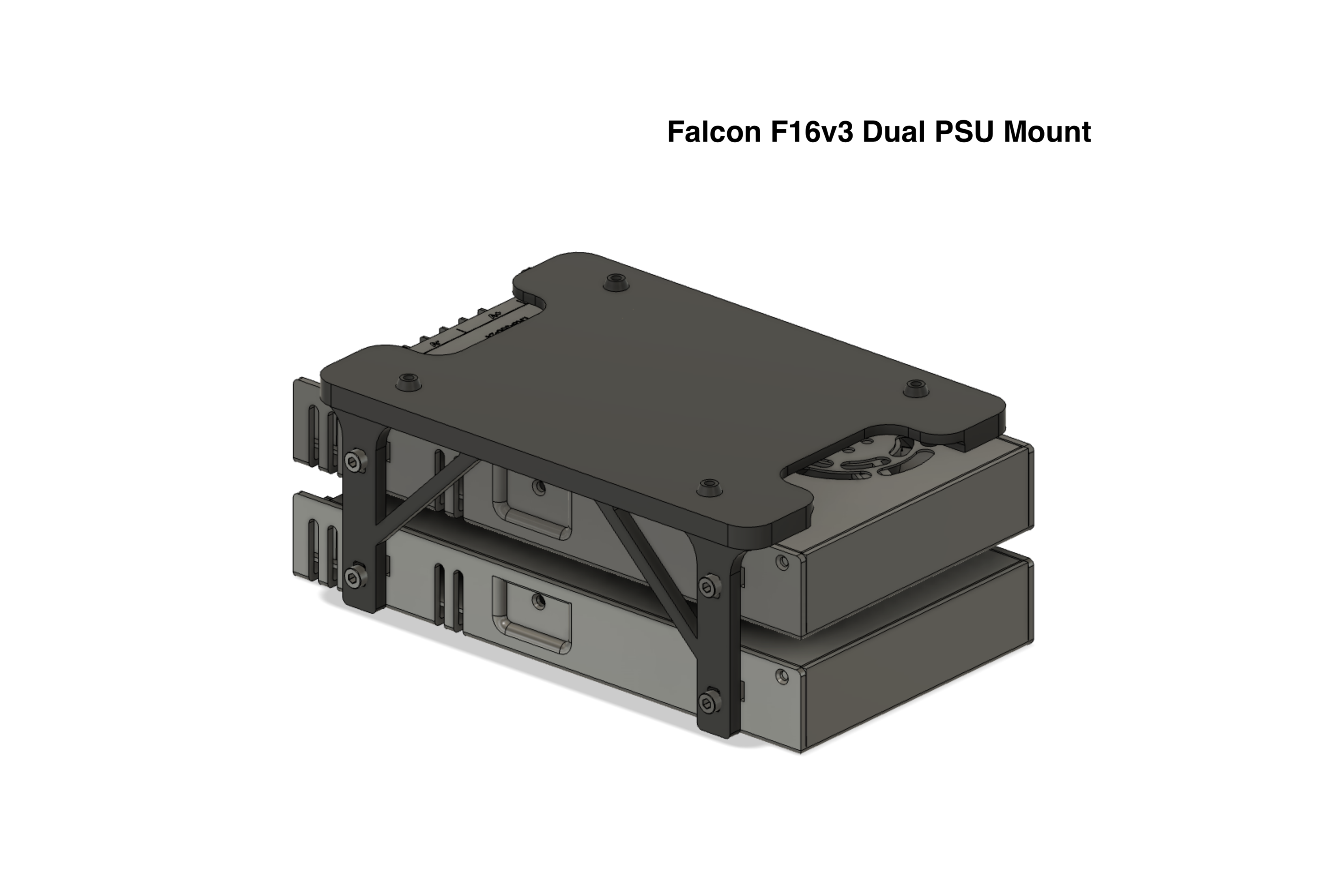 Falcon F16v3 Dual PSU Mount