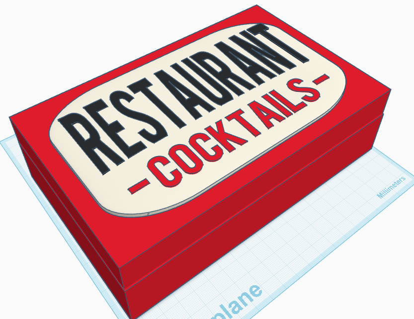 Restaurant & Cocktails Lounge sign