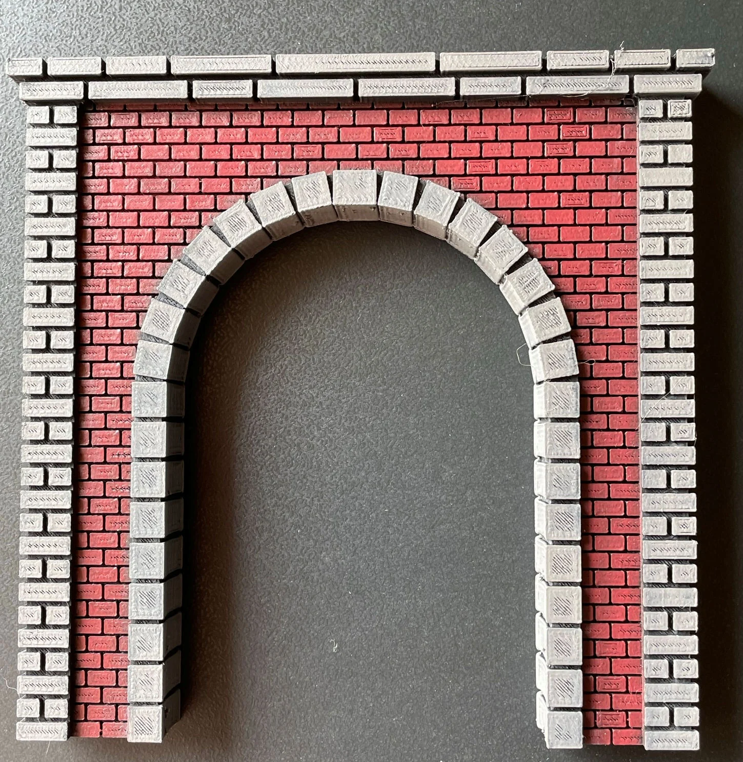 HO Train Tunnel Brick Portals (4 Different Kinds)