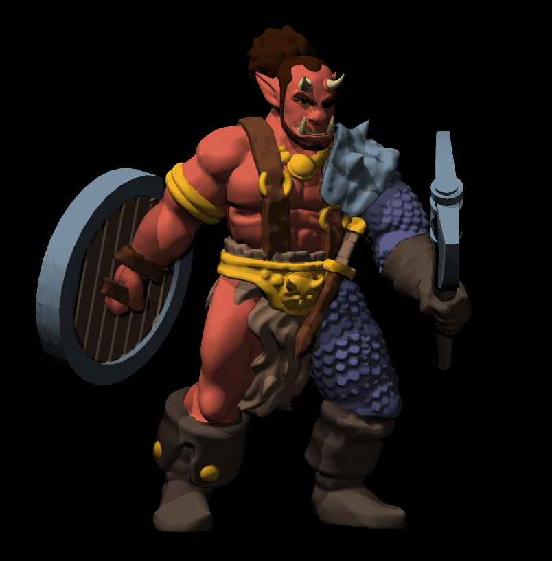 Rhokk, Half-Orc Axe Fighter (V2)