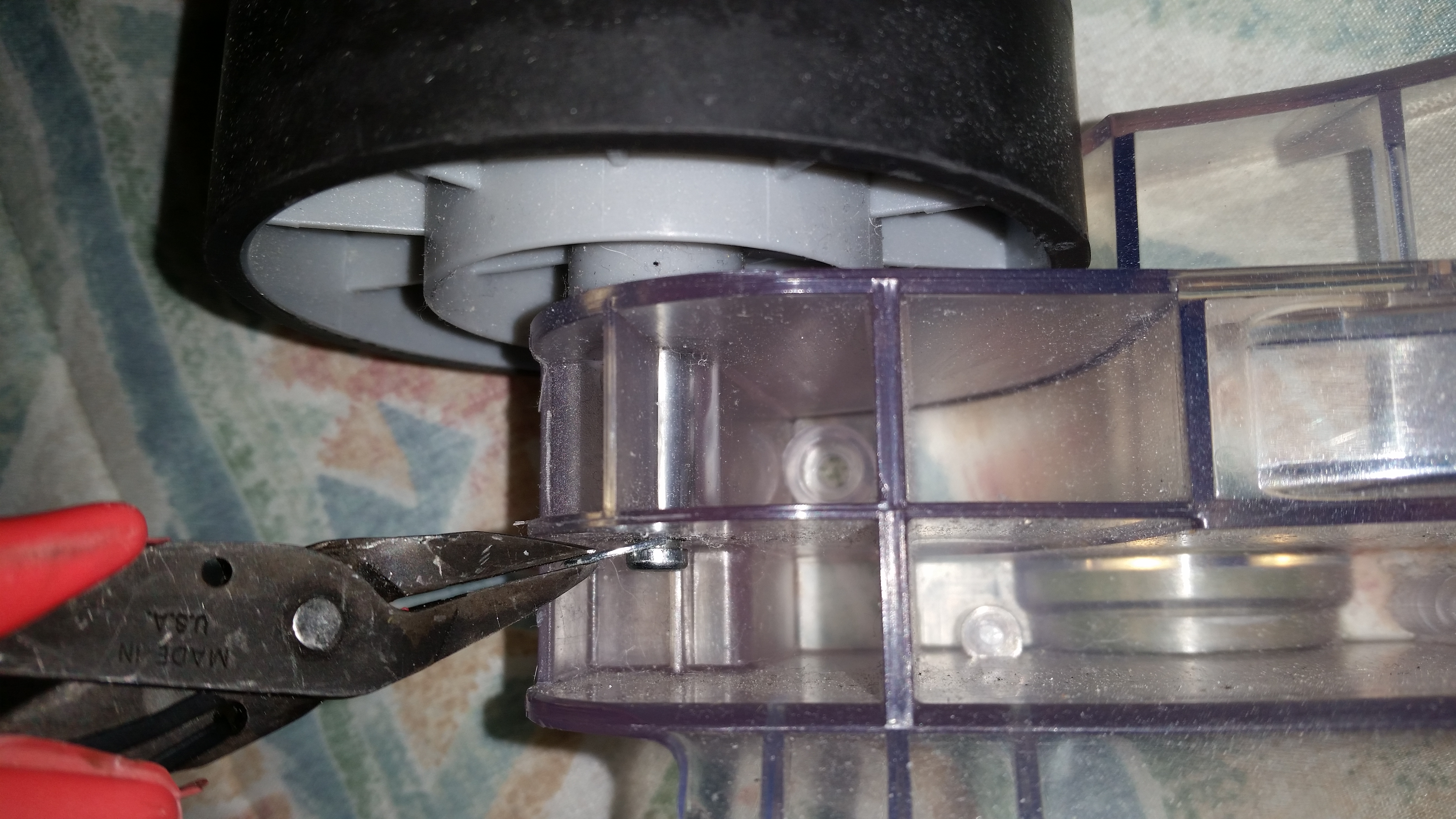 Hoover WindTunnel Wheel Axle Repair