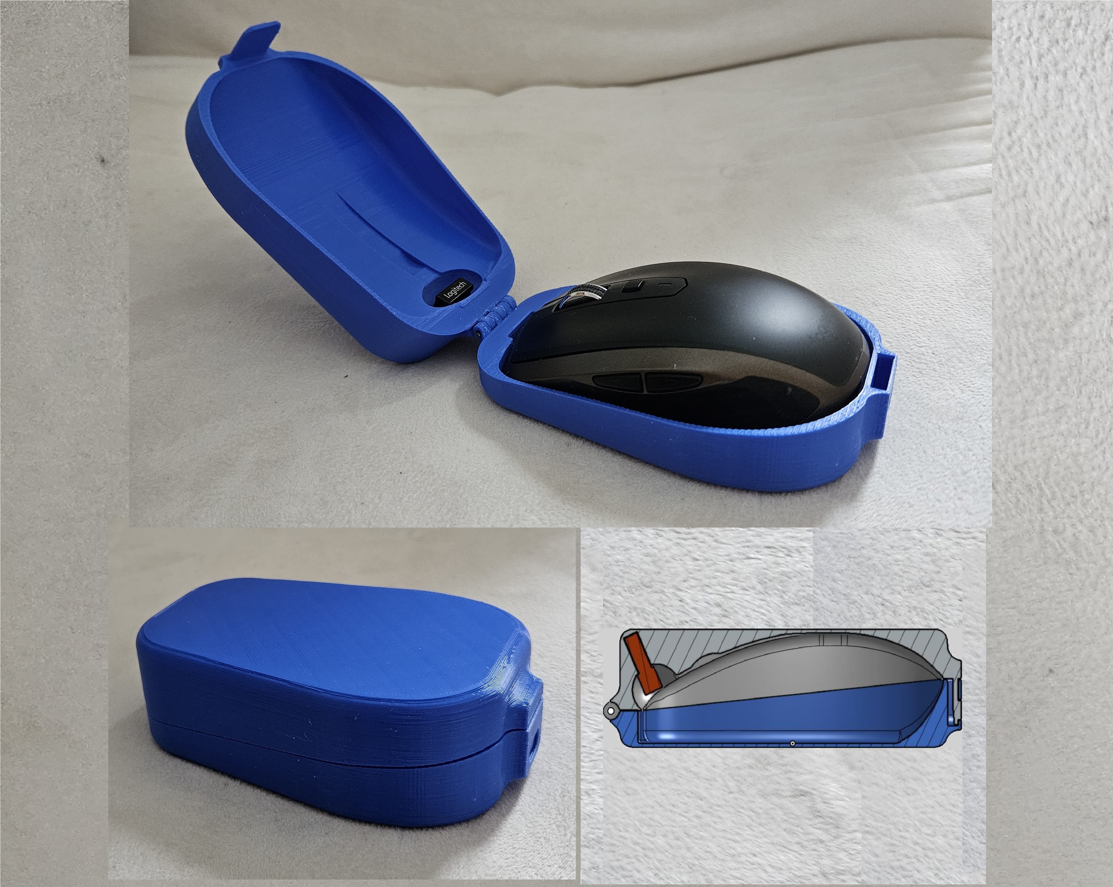 Logitech MX Anywhere Mouse Case with Dongle stowage