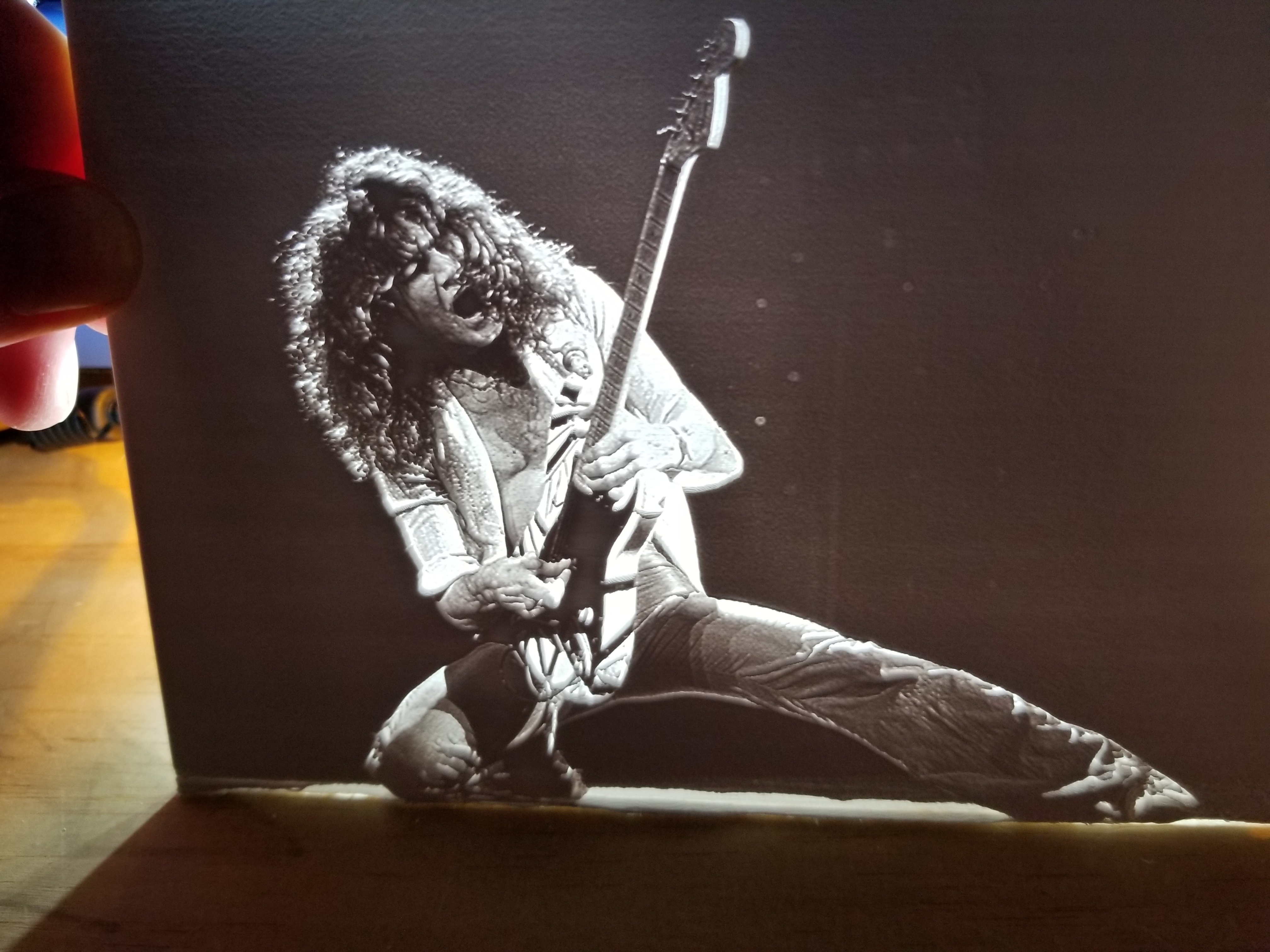 Van Halen Lithophane