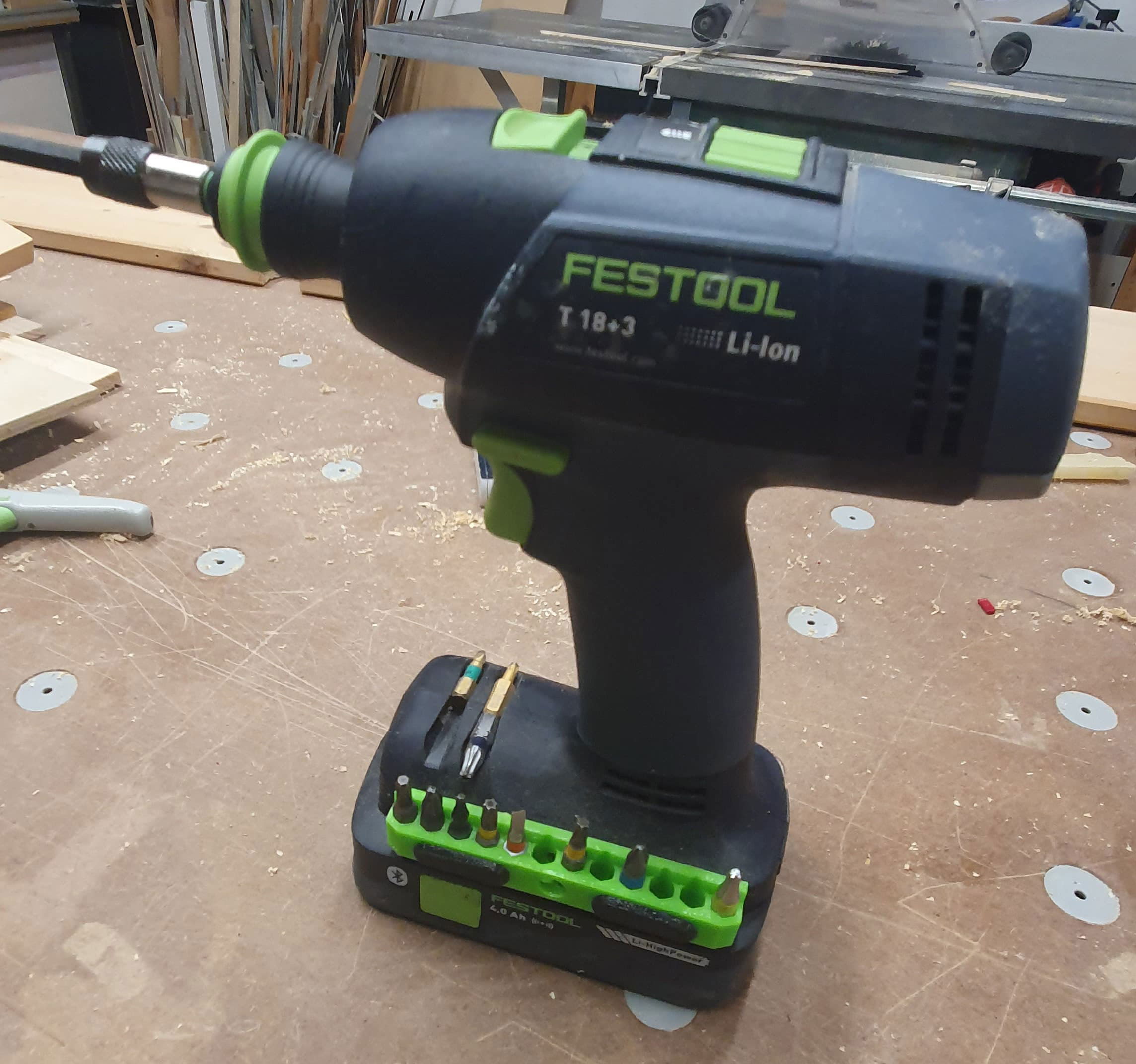 Bitholder / Bithalter für Festool Akkuschrauber
