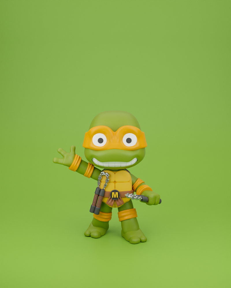 CHIBIT 074 : MICHELANGELO (TMNT)