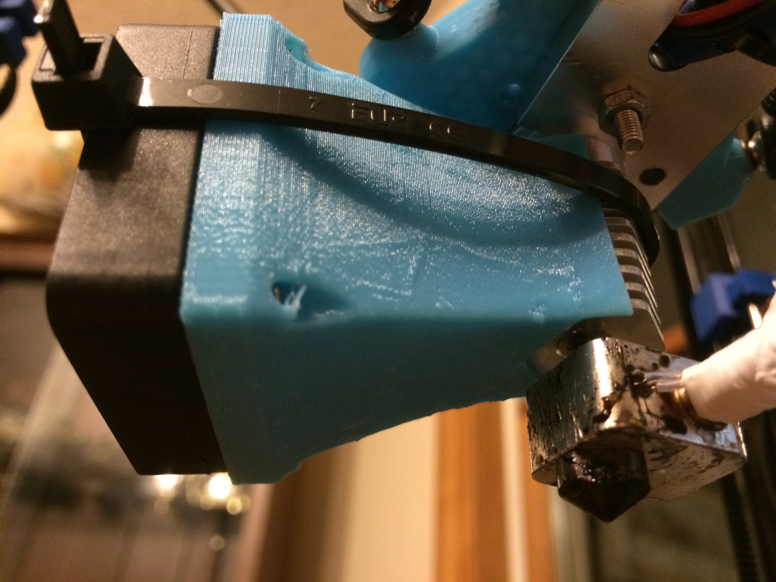 Hexagon Hotend 40mm Fan Mount