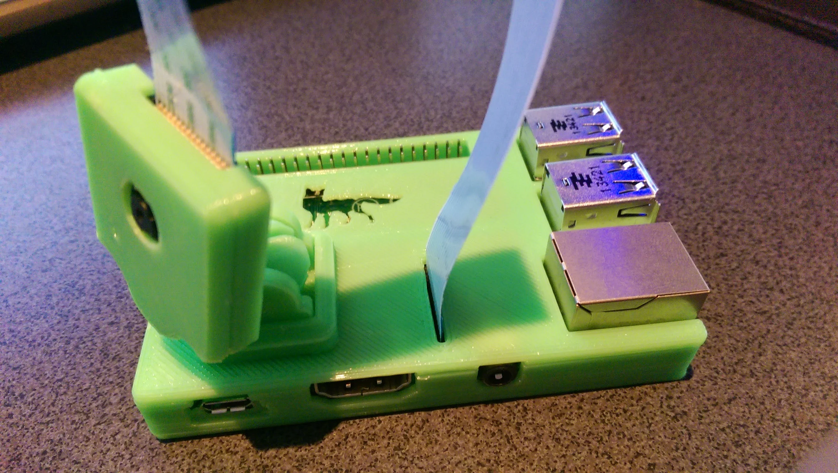 Fixed top for 'RasPi model B+ case optimized for octoprint'