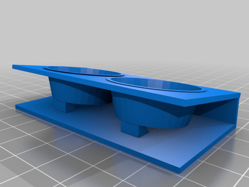 Dog/Cat bowl support with bowl