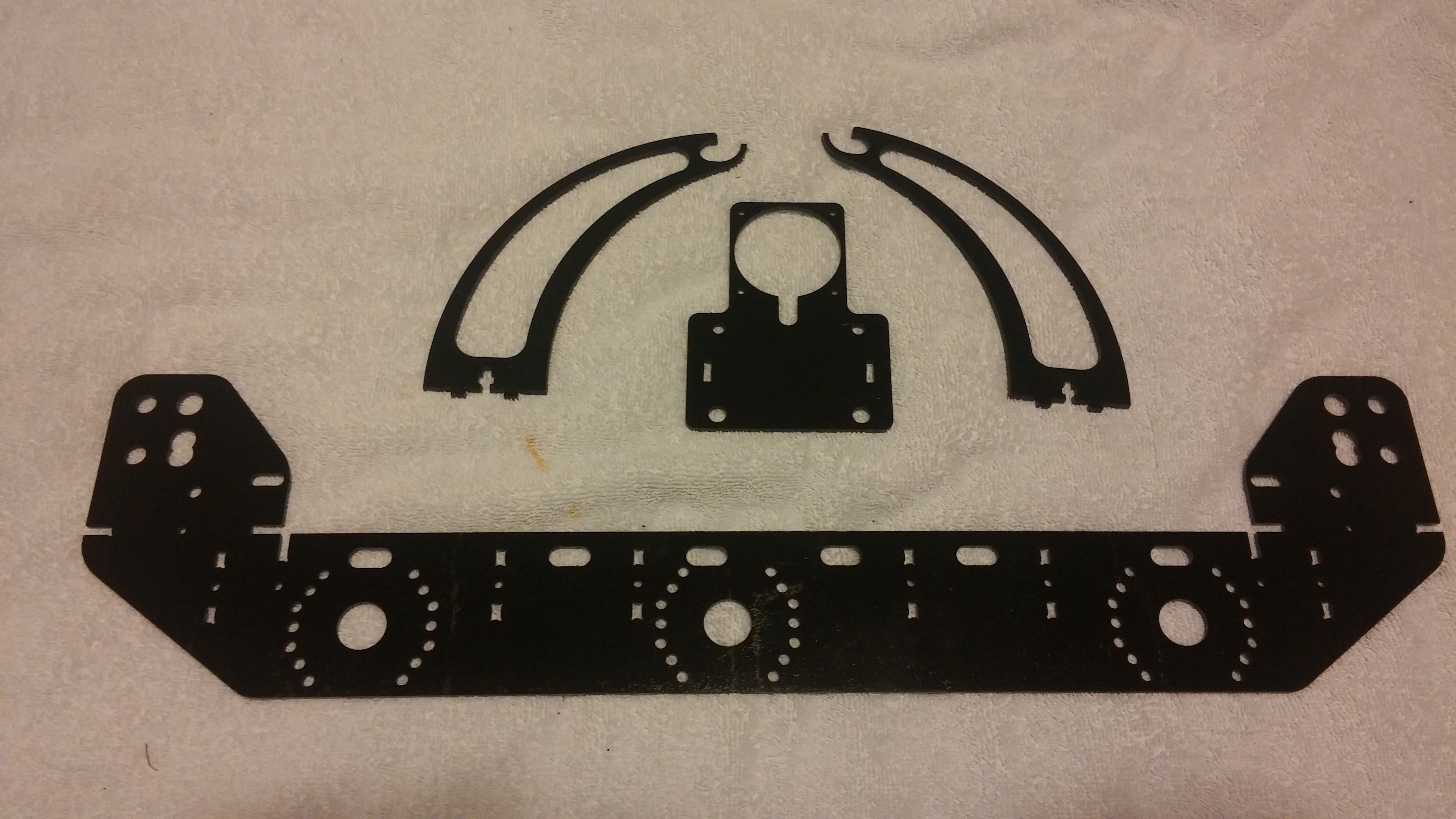 NCS P3-v Steel Three spool Mount upgrade