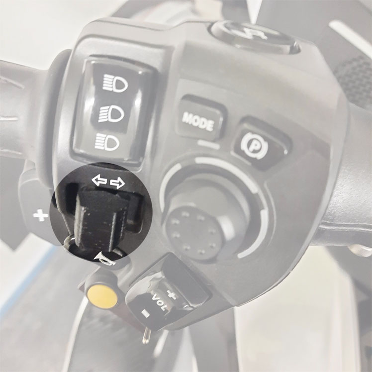 Can-Am Spyder Blinkerschalterkappe / Flasher switch cap