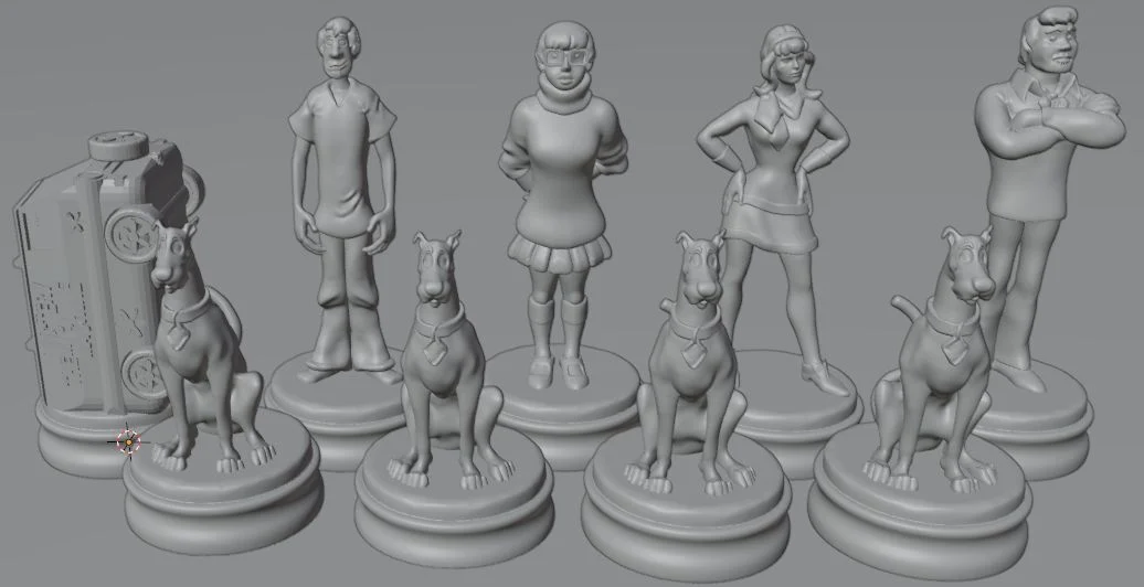 Scooby Doo Chess Set