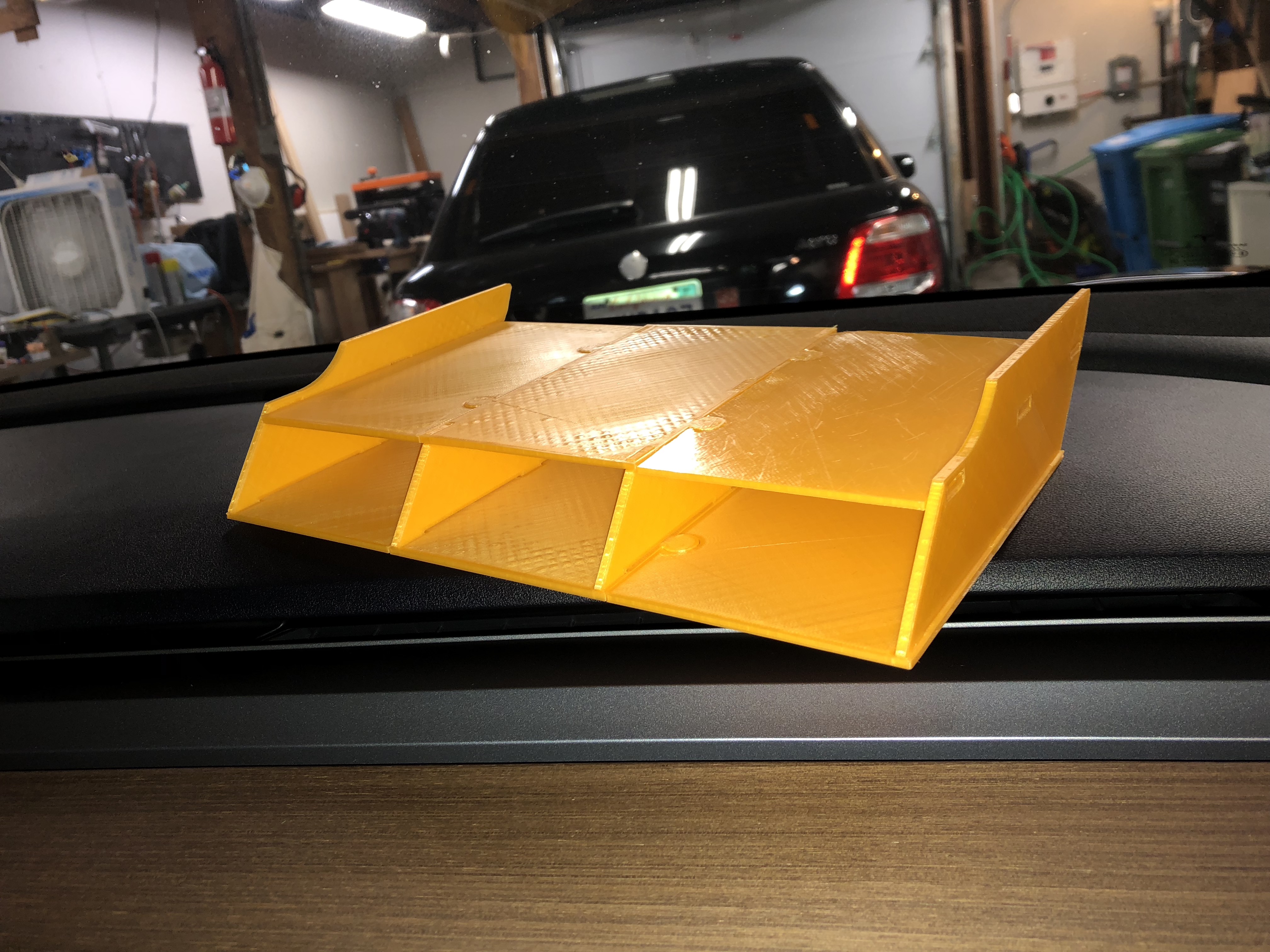 Tesla Model 3 glovebox organizer shelf