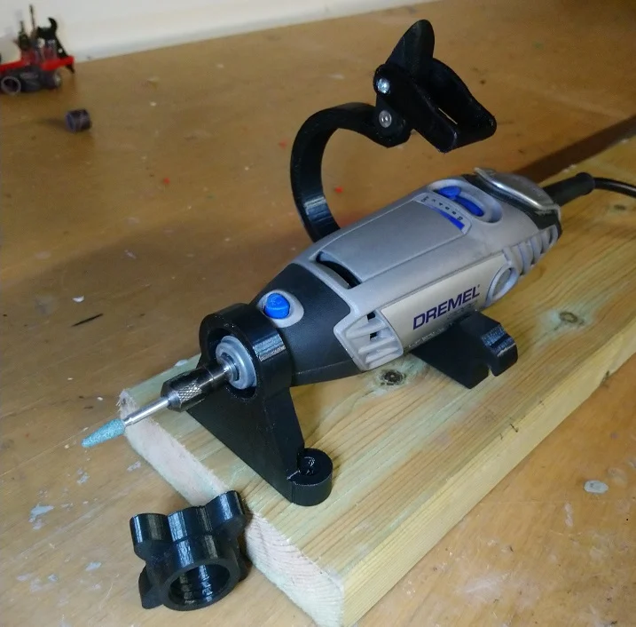 Dremel holder latched