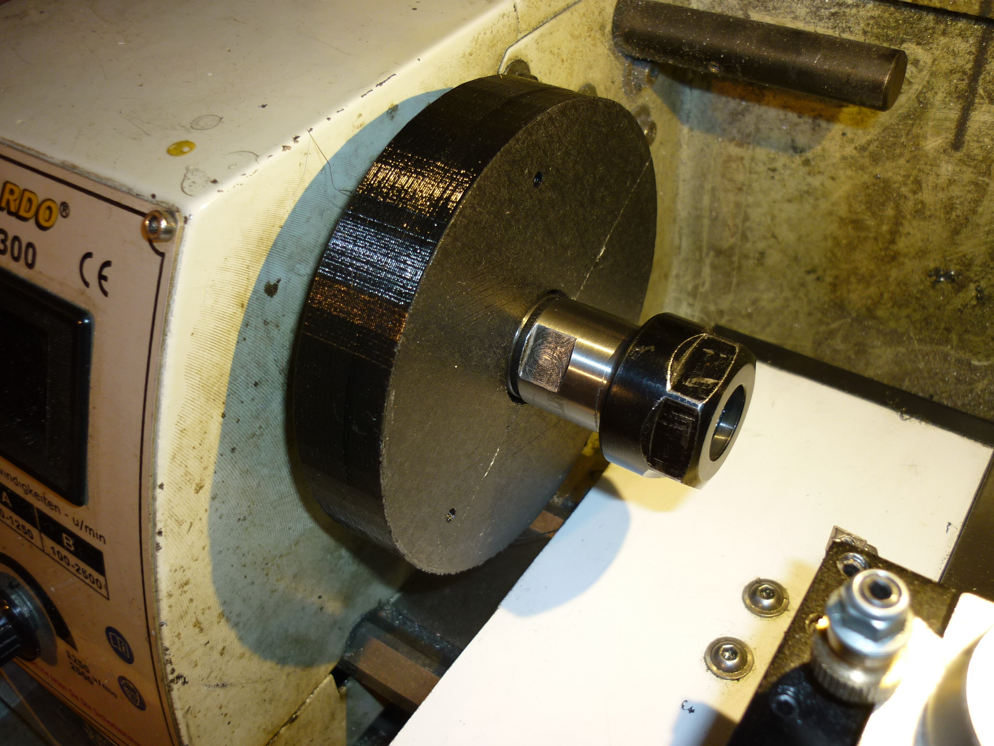 Backplate cover (guard) for mini lathe