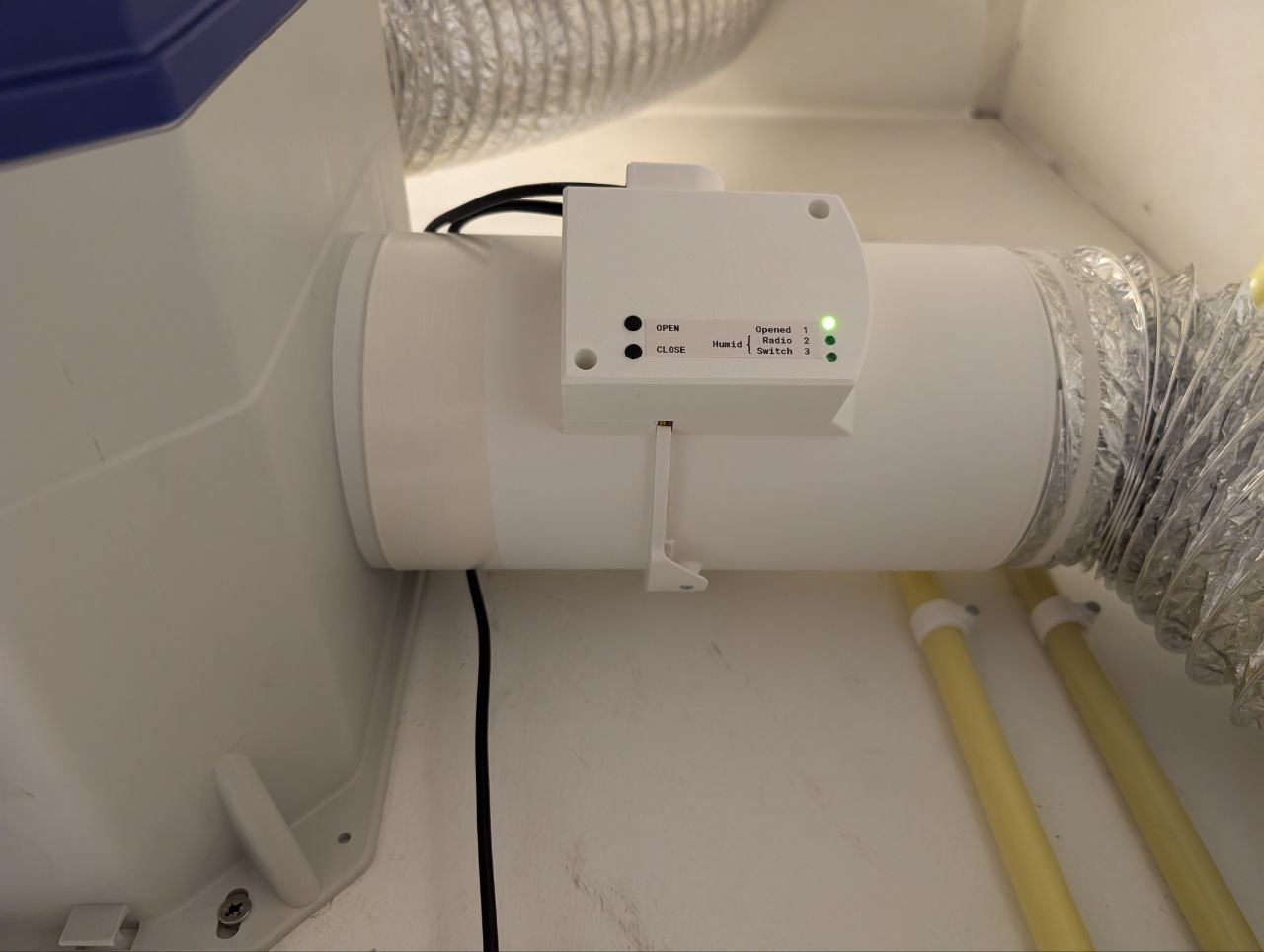 Motorized Ventilation Valve 125mm (28BYJ-48) for Itho Daalderop