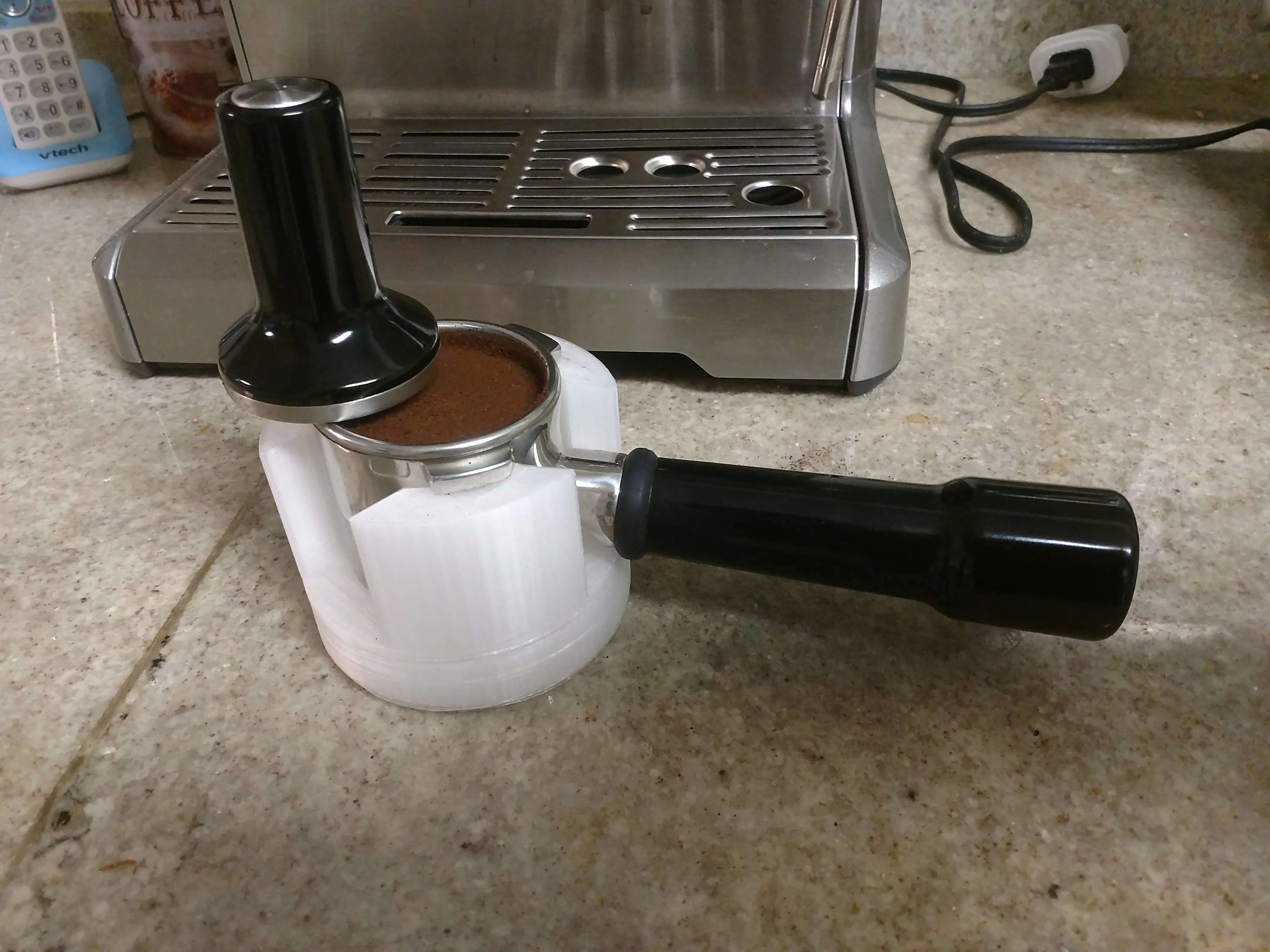 Espresso tampering support