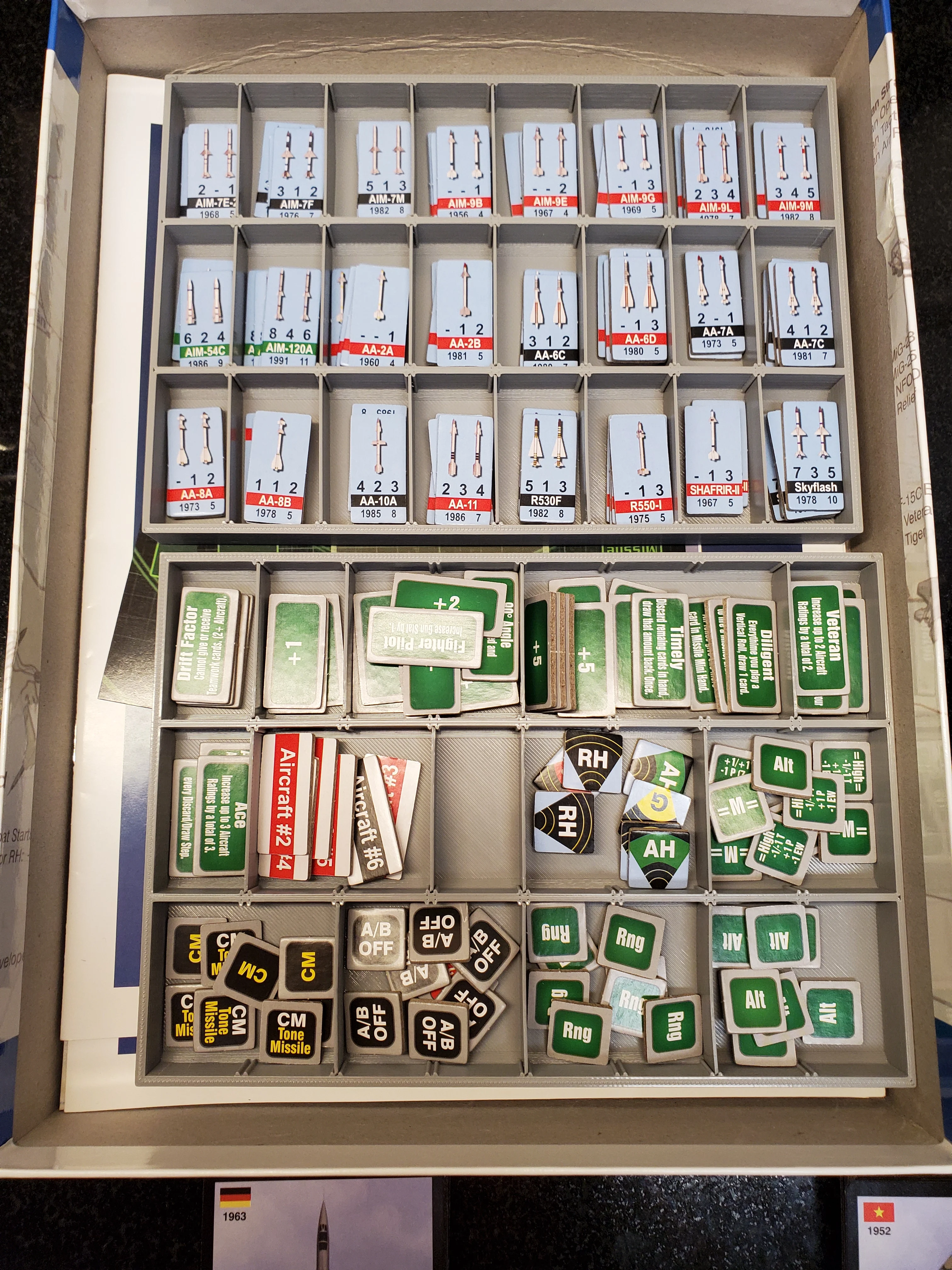 Avalon Hill, GMT, etc Counter Tile Organizer
